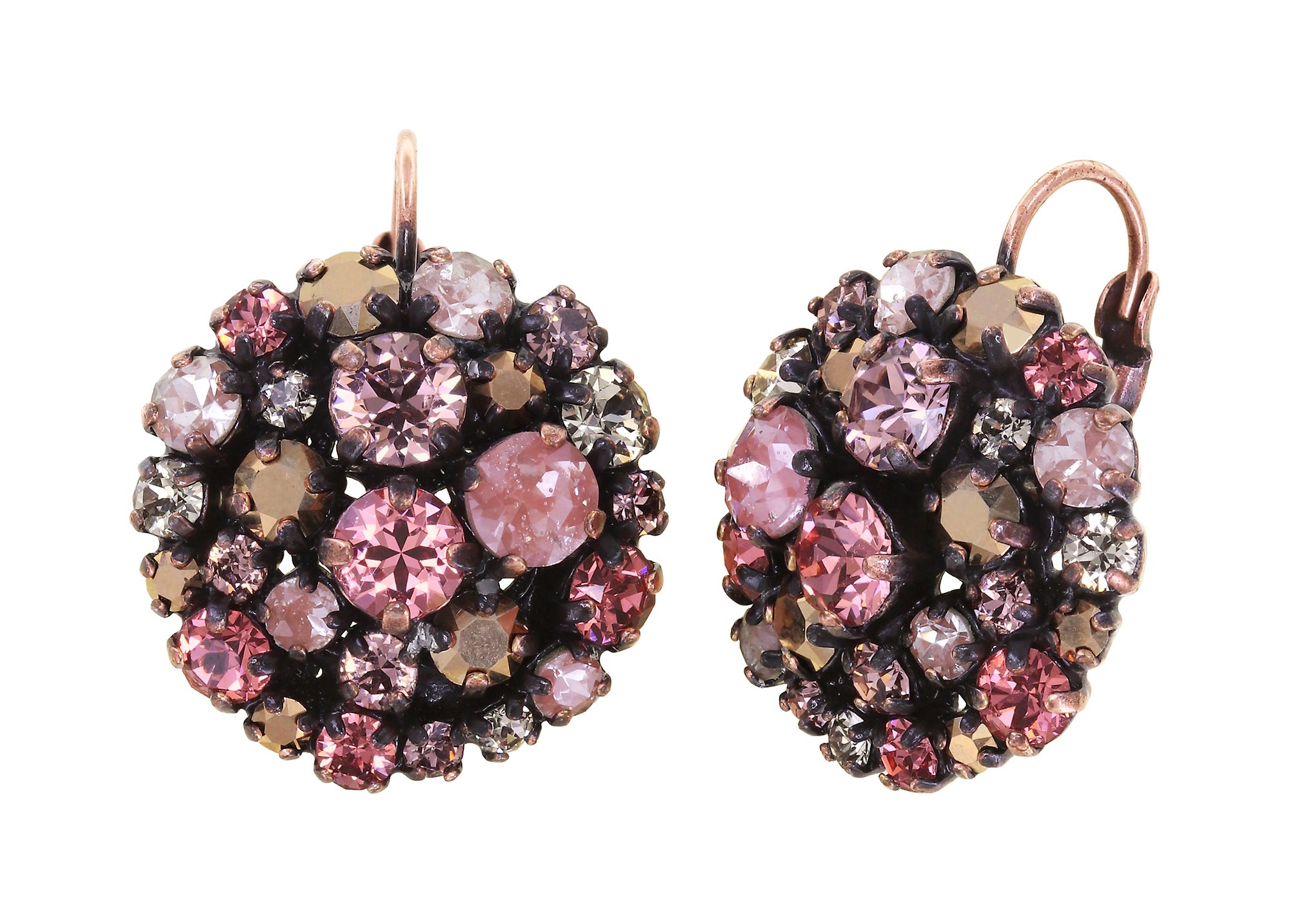 image pour Boucles d'oreilles Eurowire Ballroom Rose  