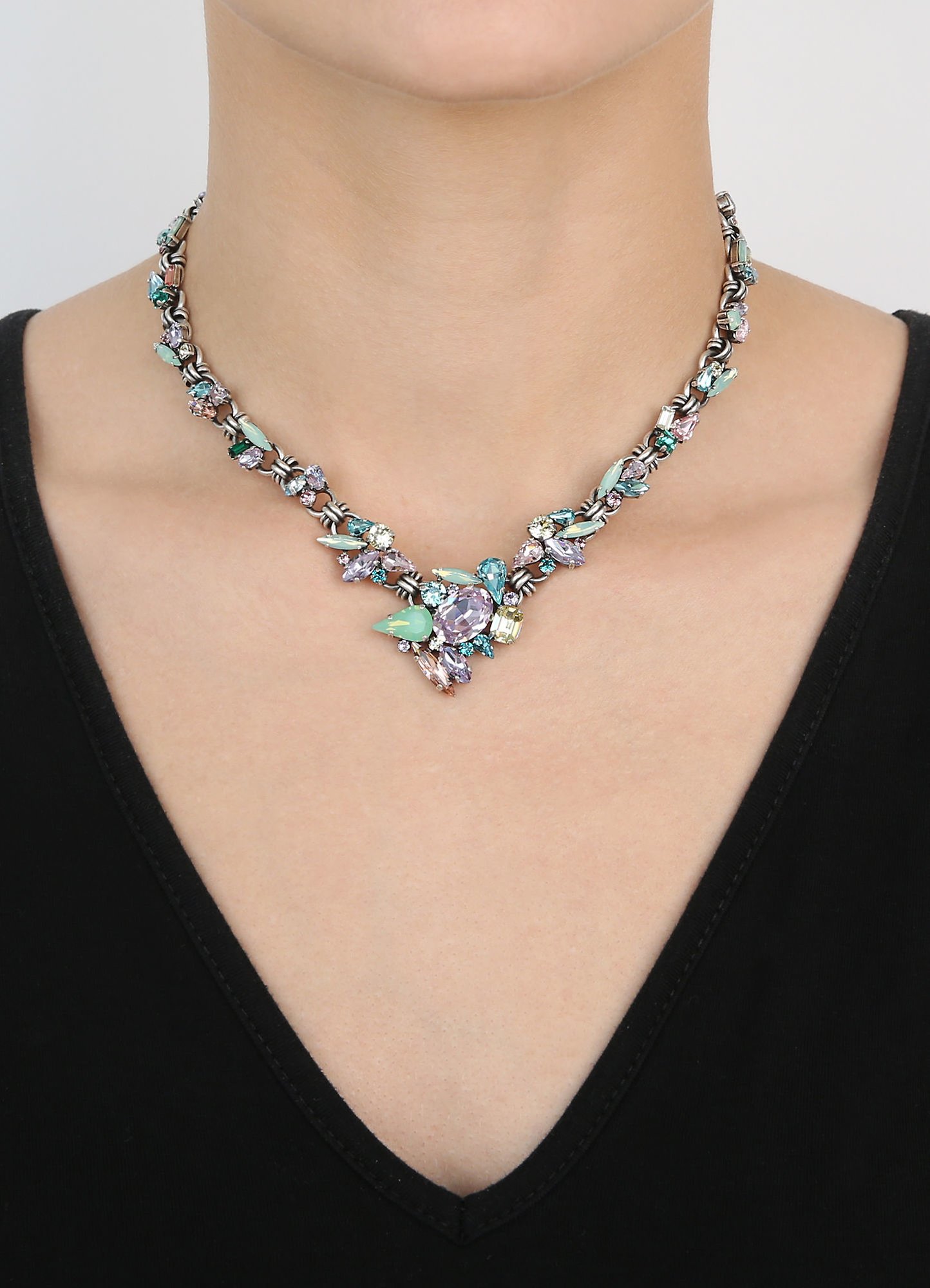 image for Necklace Love Letters Pastel Multi  