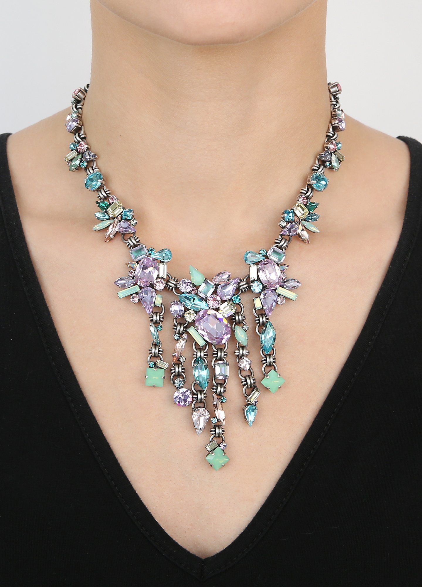 image for Necklace Collier Love Letters Pastel Multi  