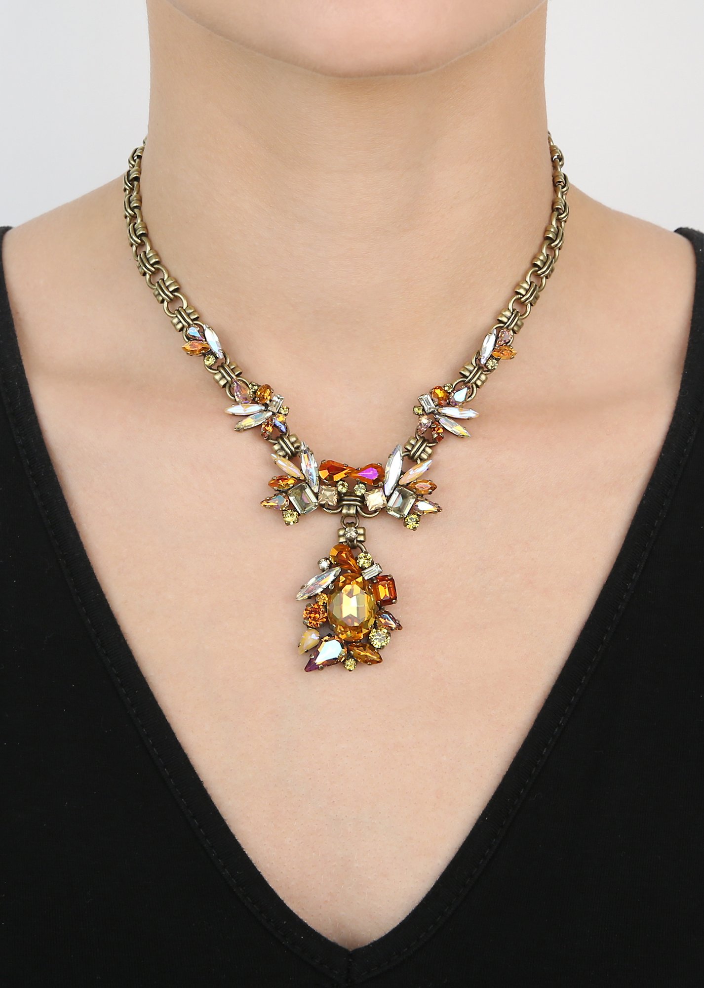 image for Necklace Love Letters Yellow  