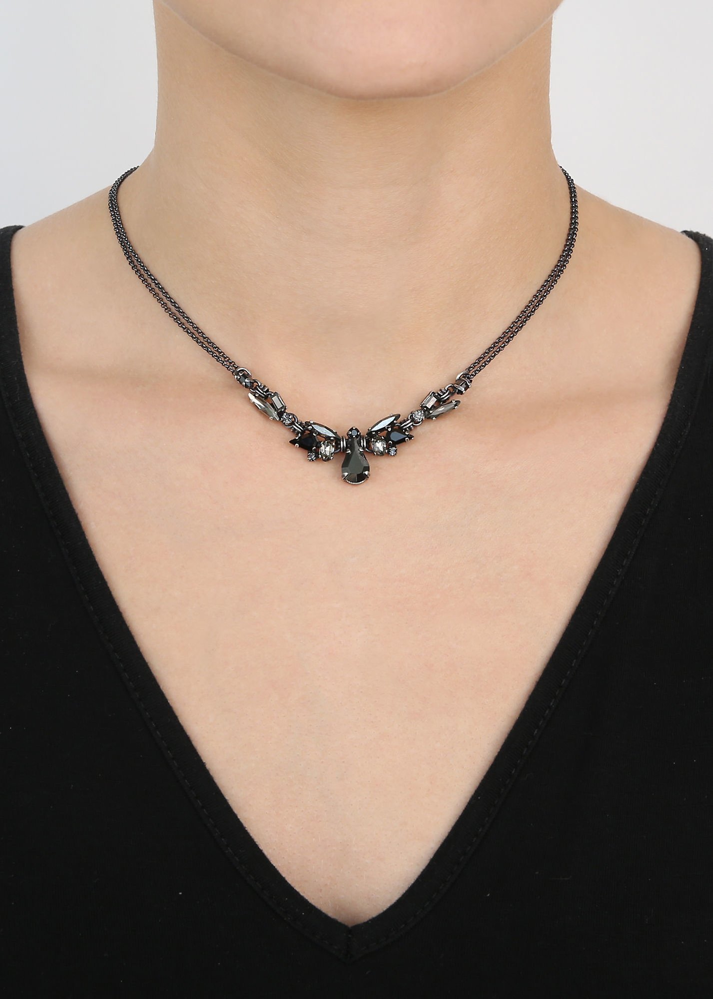 image pour Collier Love Letters Noir  