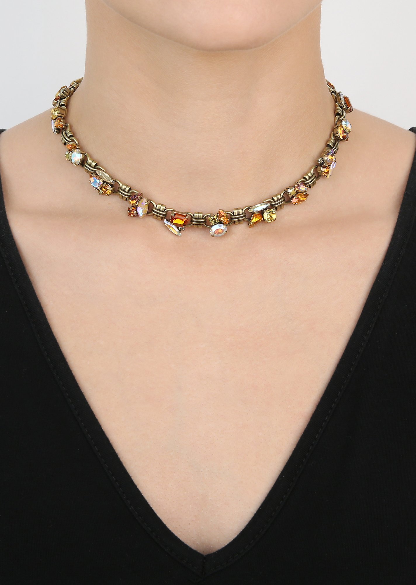 image for Necklace Love Letters Yellow  