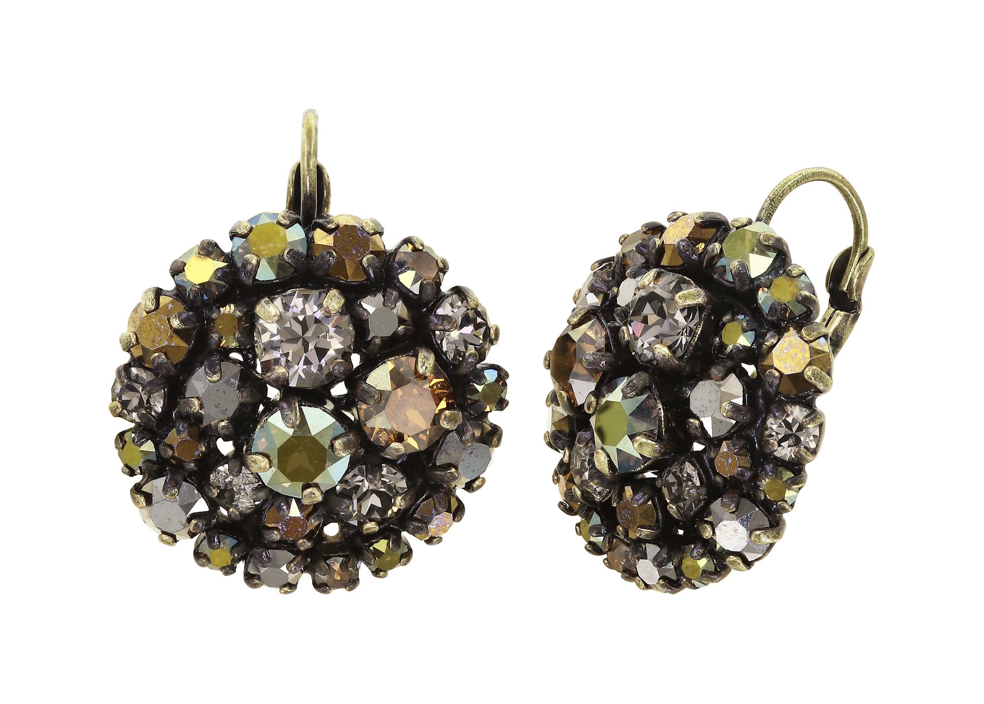 image for Earring eurowire Ballroom khaki/brown  