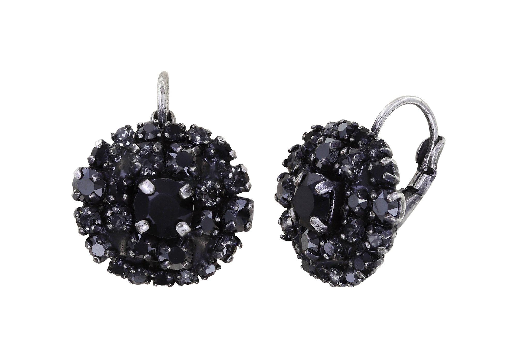 image pour Boucles d'oreilles Eurowire Ballroom Noir / Gris  