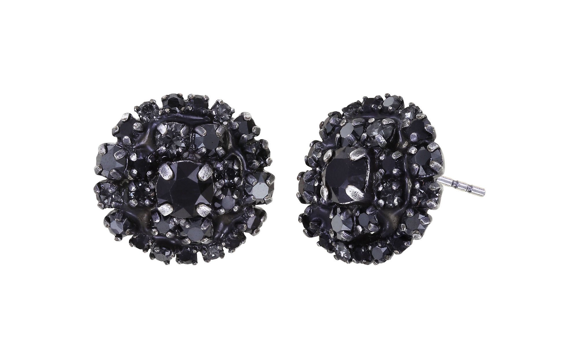 image for Earring Stud Ballroom Black / Grey  