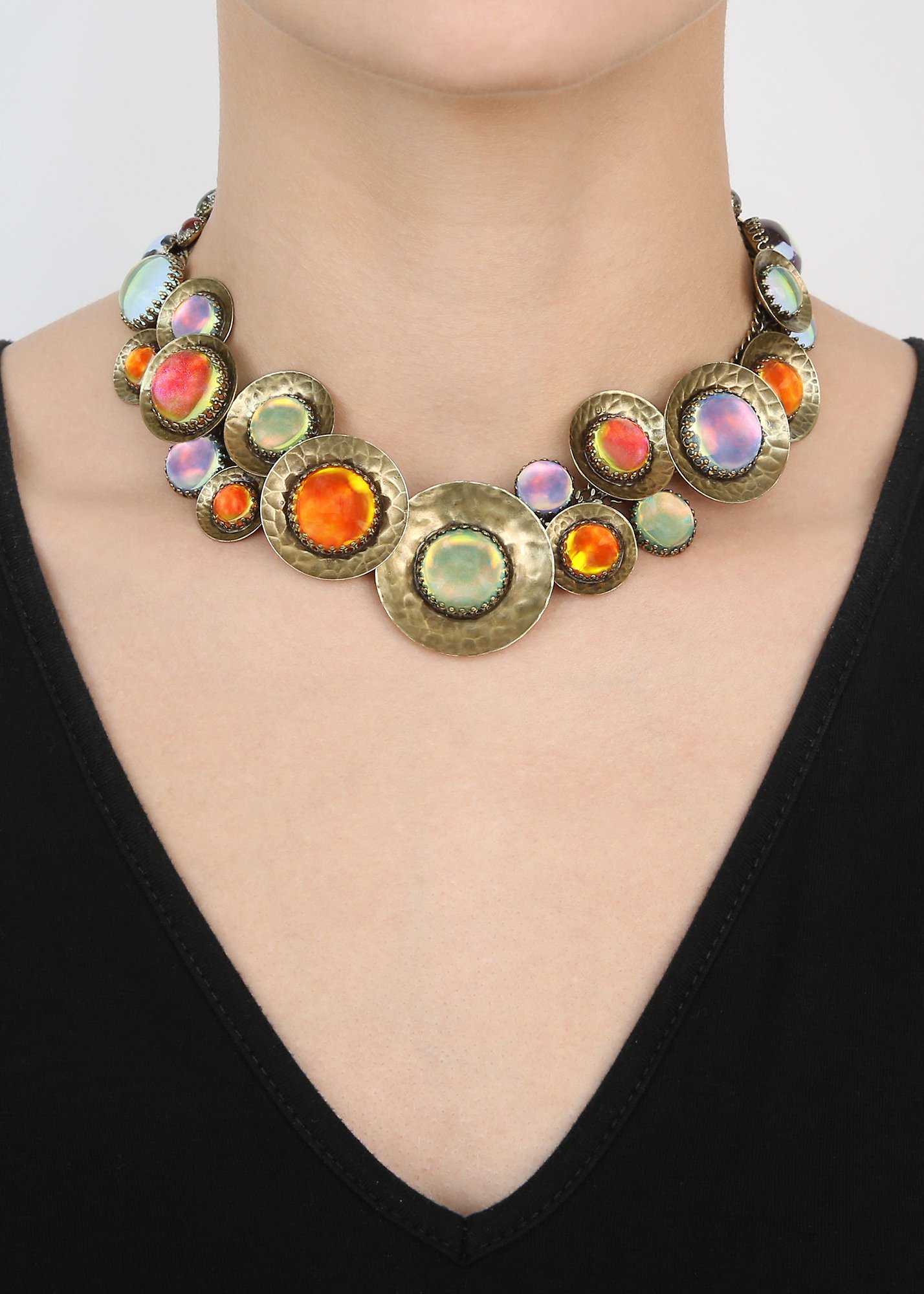 image pour Collier Collier Honey Drops in Space Multi  
