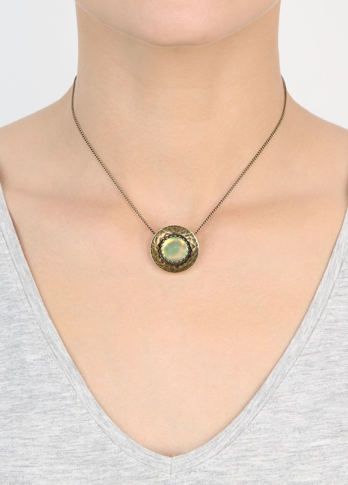 image pour Collier pendant Honey Drops in Space Multi  size XL