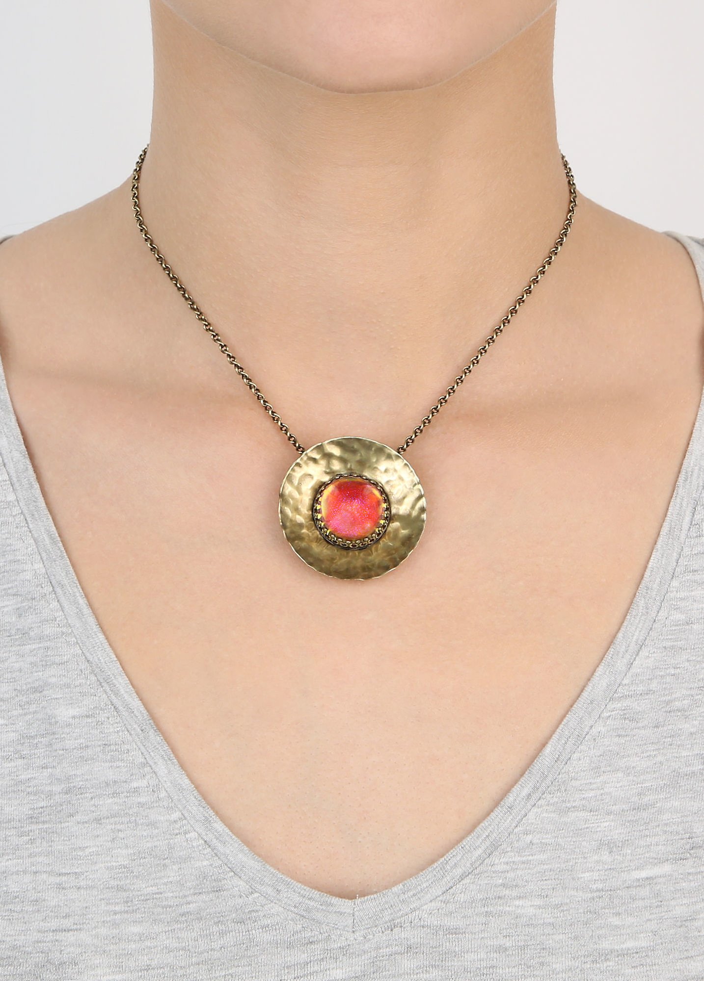 Bild für Halskette mit Anh&auml;nger Honey Drops in Space Multi  size 2XL