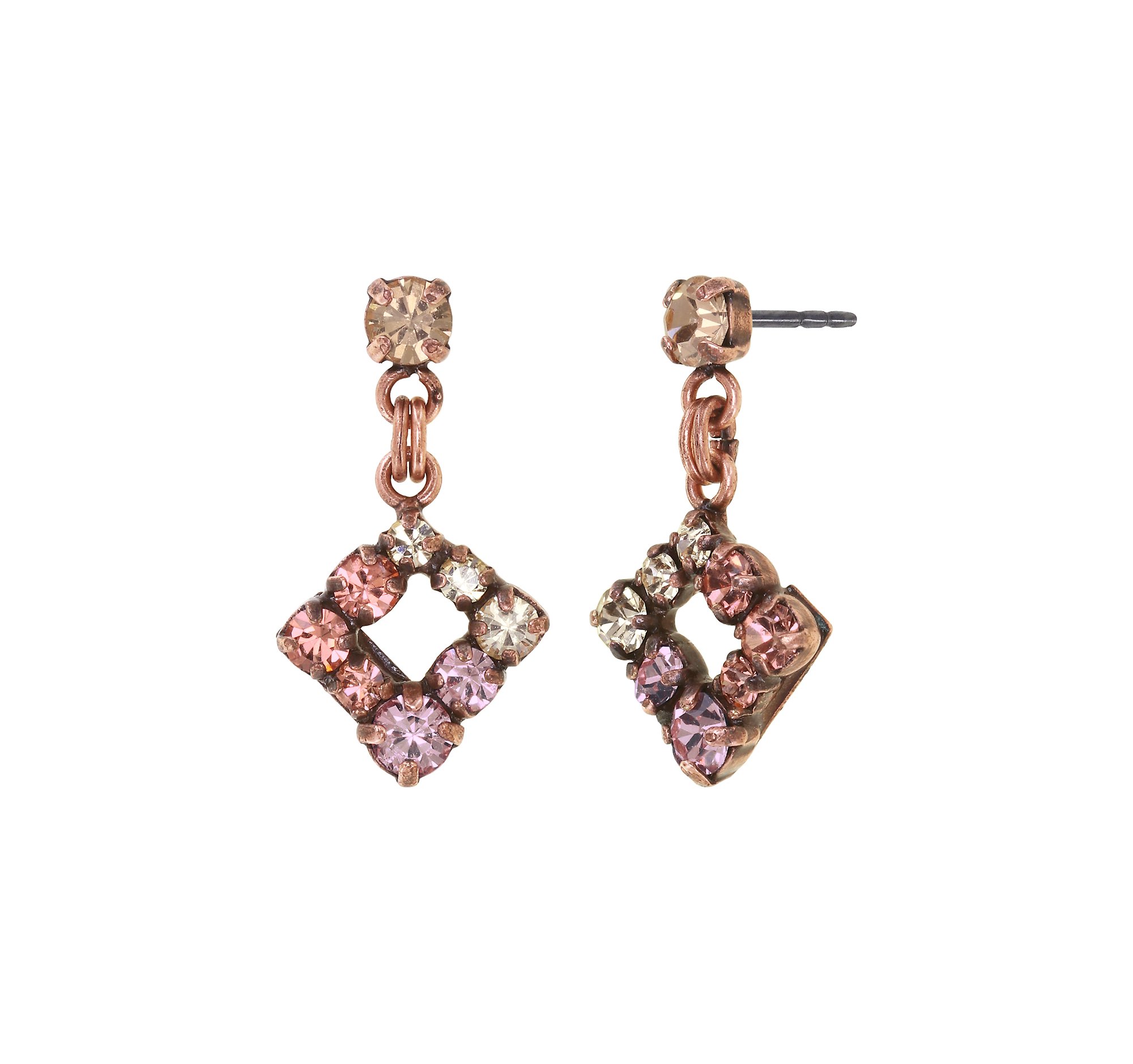 image for Earring Stud Dangling Mytrix Brown  