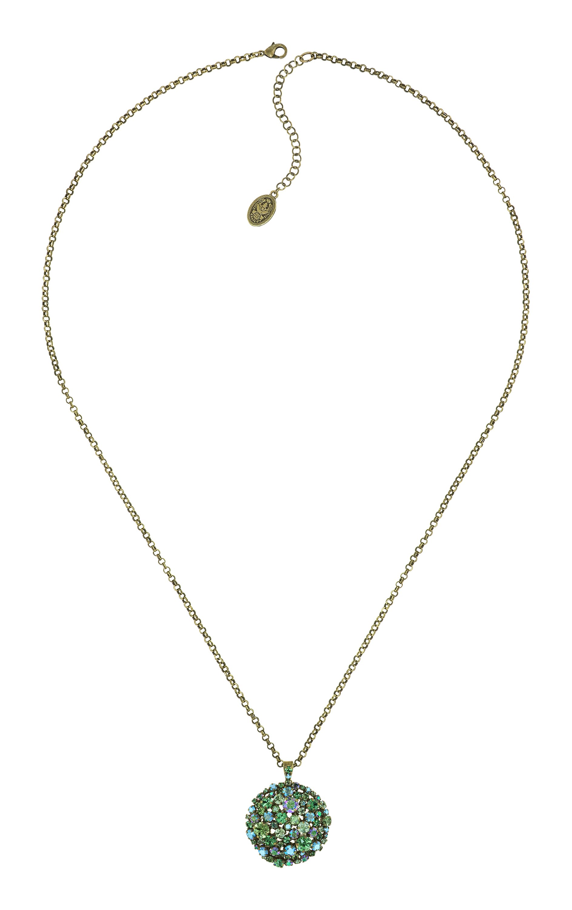image pour Collier pendant (long) Ballroom Vert  