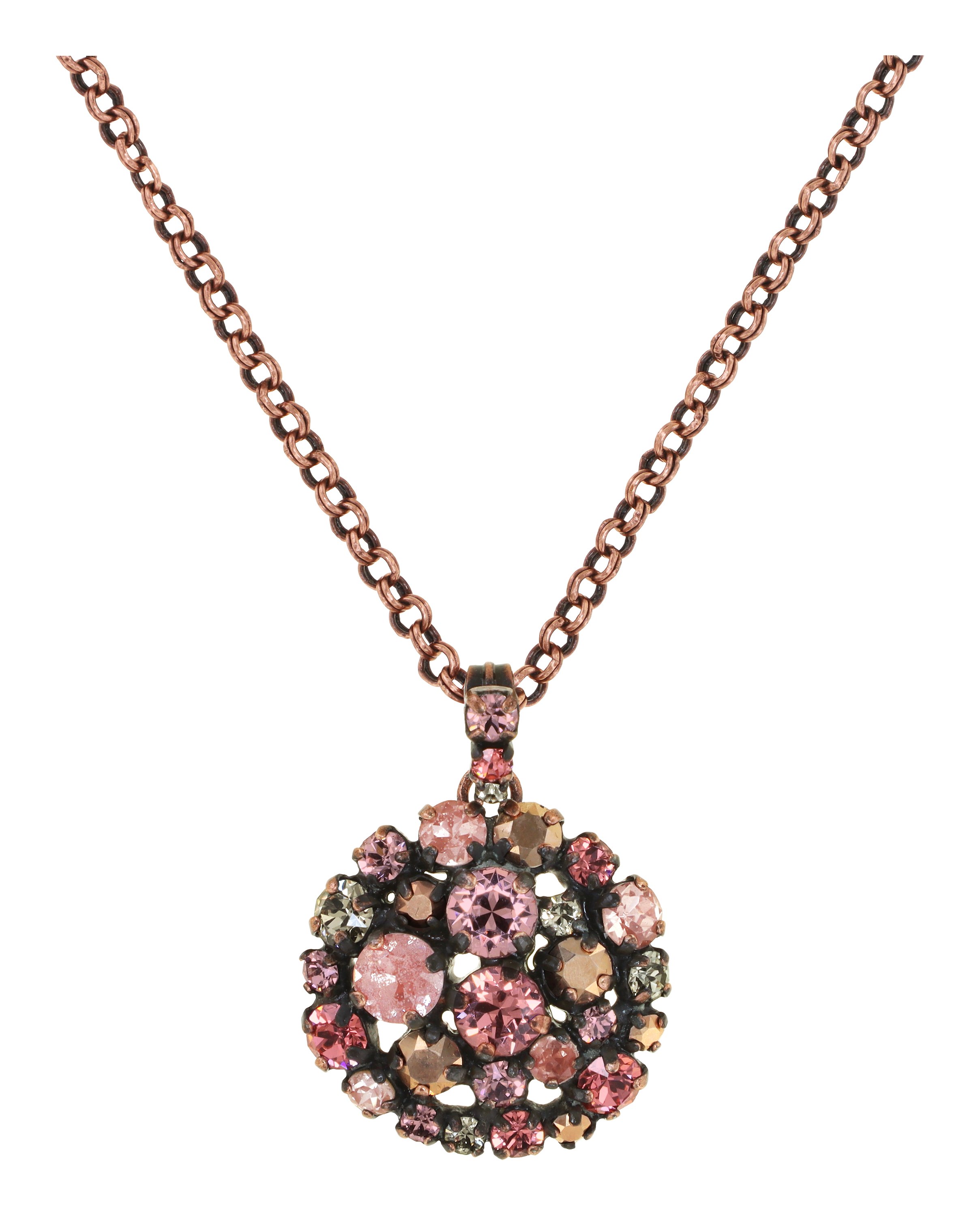 image for Necklace Pendant Ballroom Pink  
