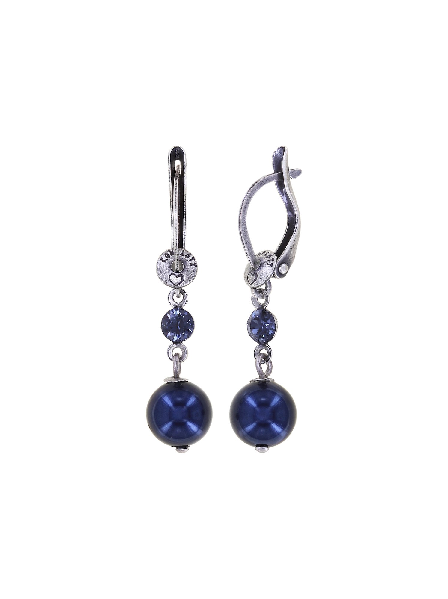 image pour Boucles d'oreilles pendantes Daily Desire Bleu  
