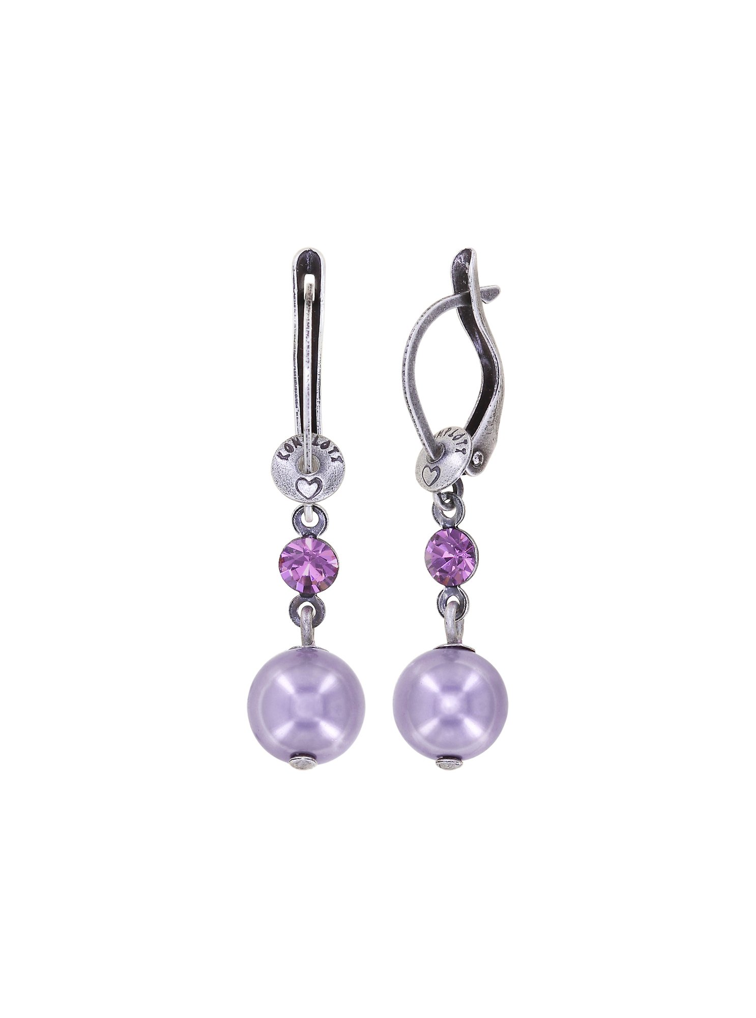image for Earring Dangling Daily Desire Lila  
