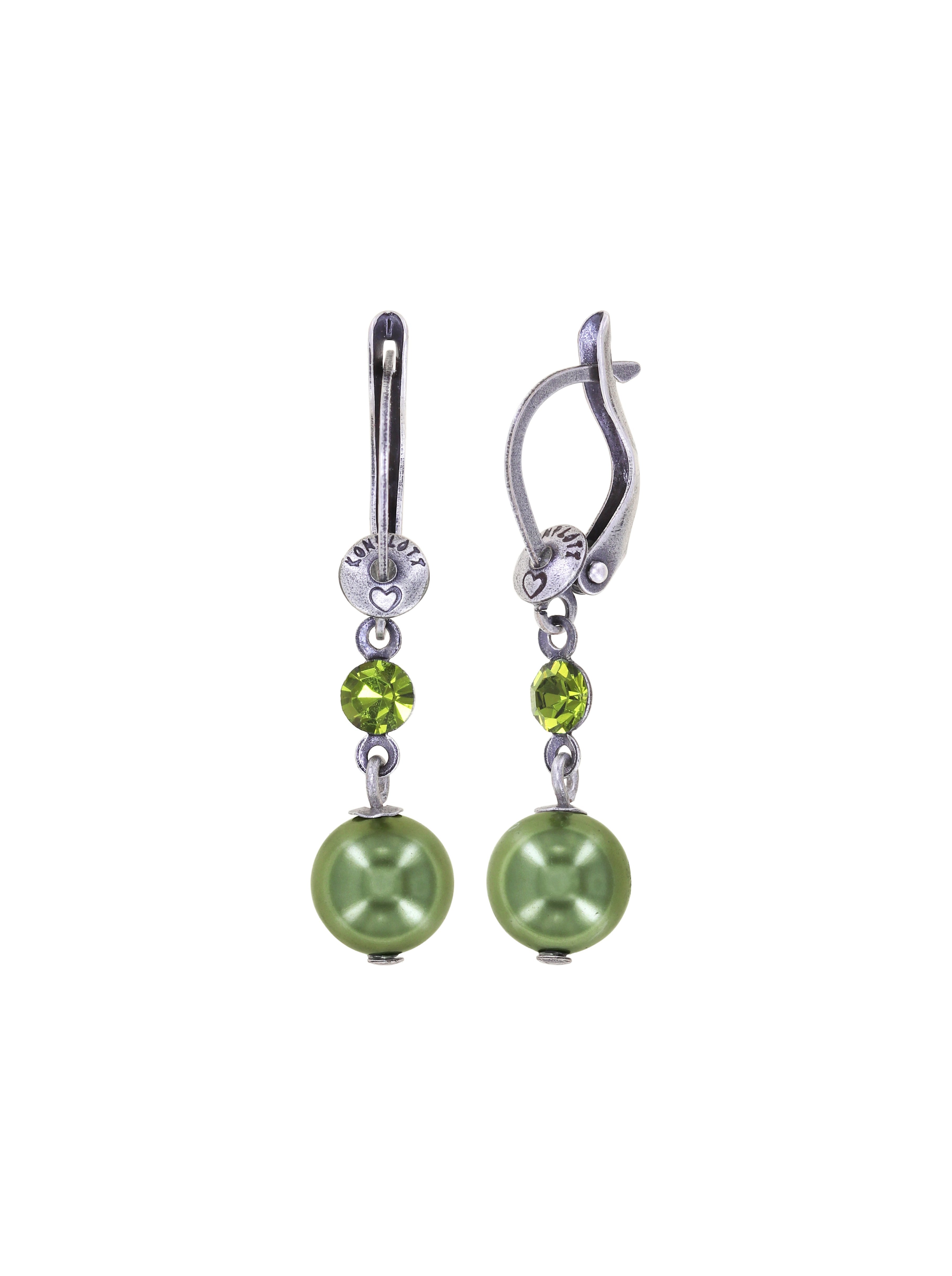 image for Earring Dangling Daily Desire Green  