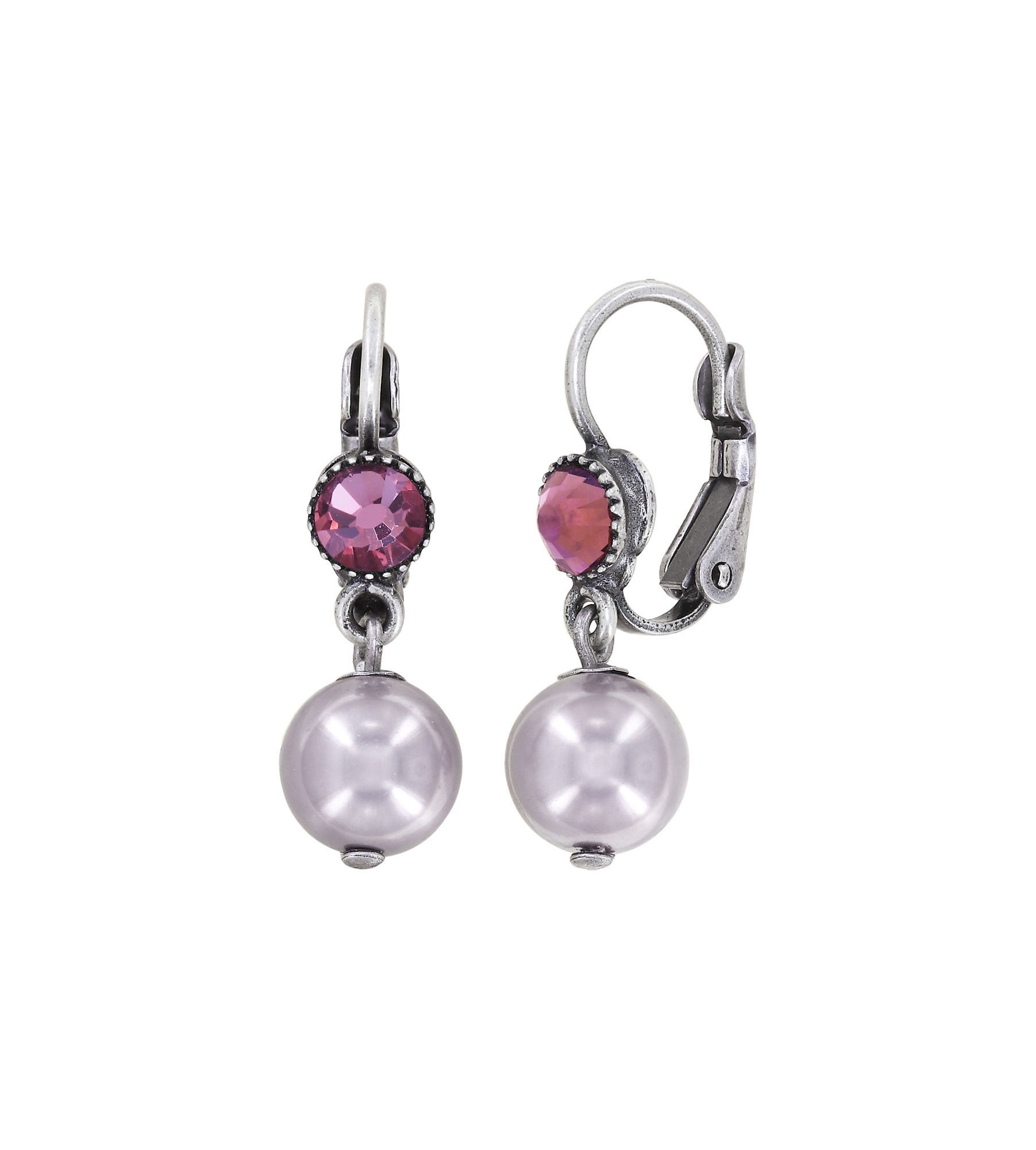 image pour Boucles d'oreilles Eurowire pendantes Daily Desire Lila  
