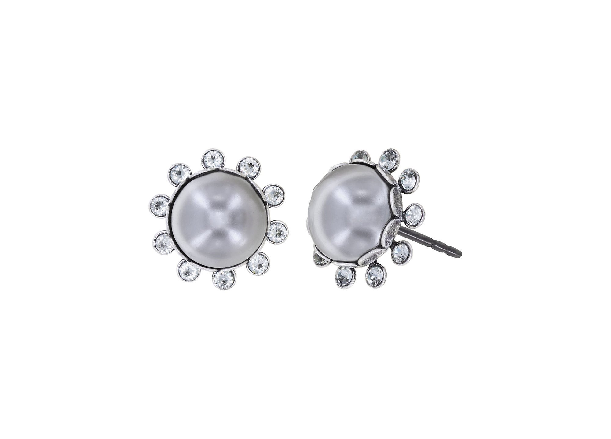 image for Earring Stud Daily Desire Grey  
