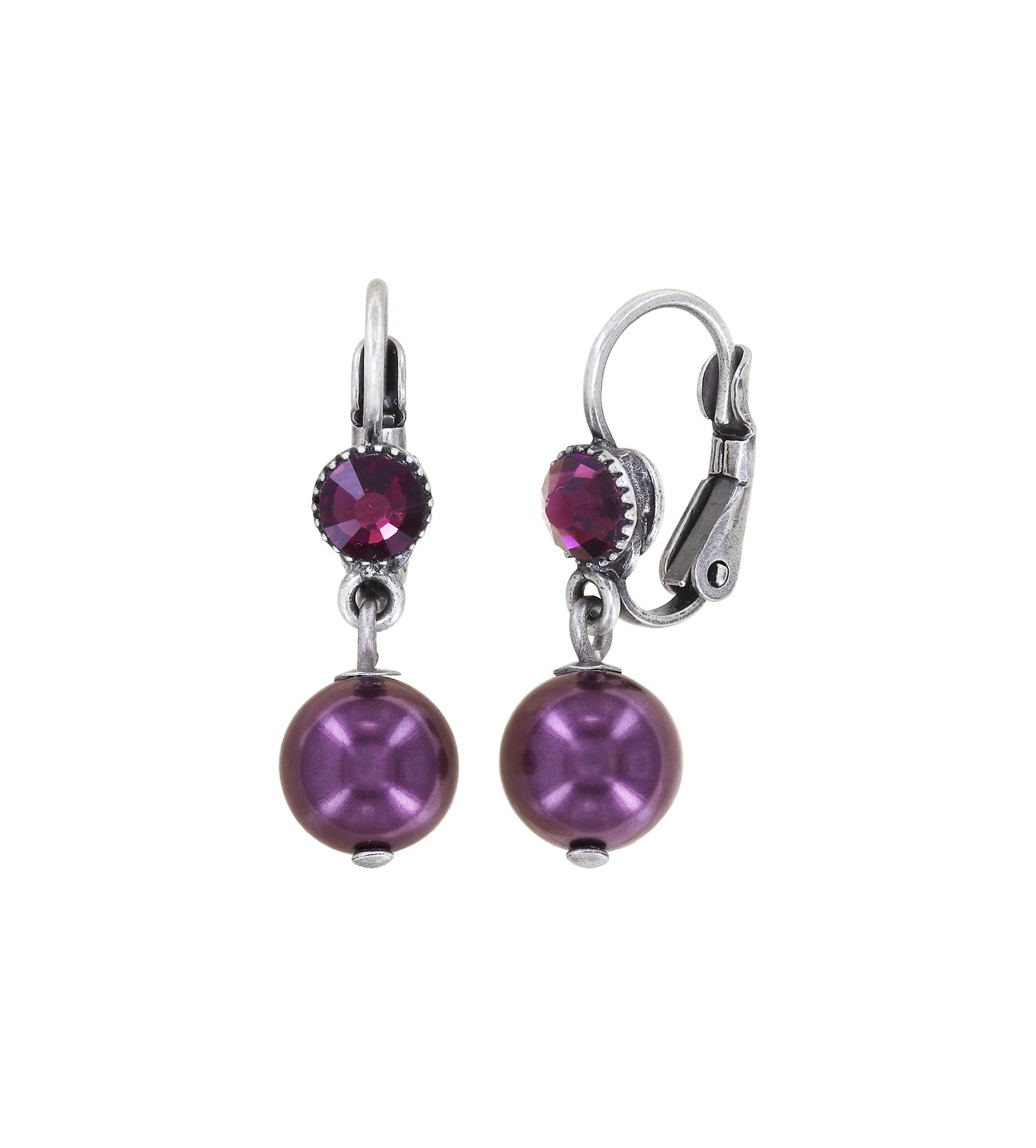 image for Earring Eurowire Dangling Daily Desire Lila  