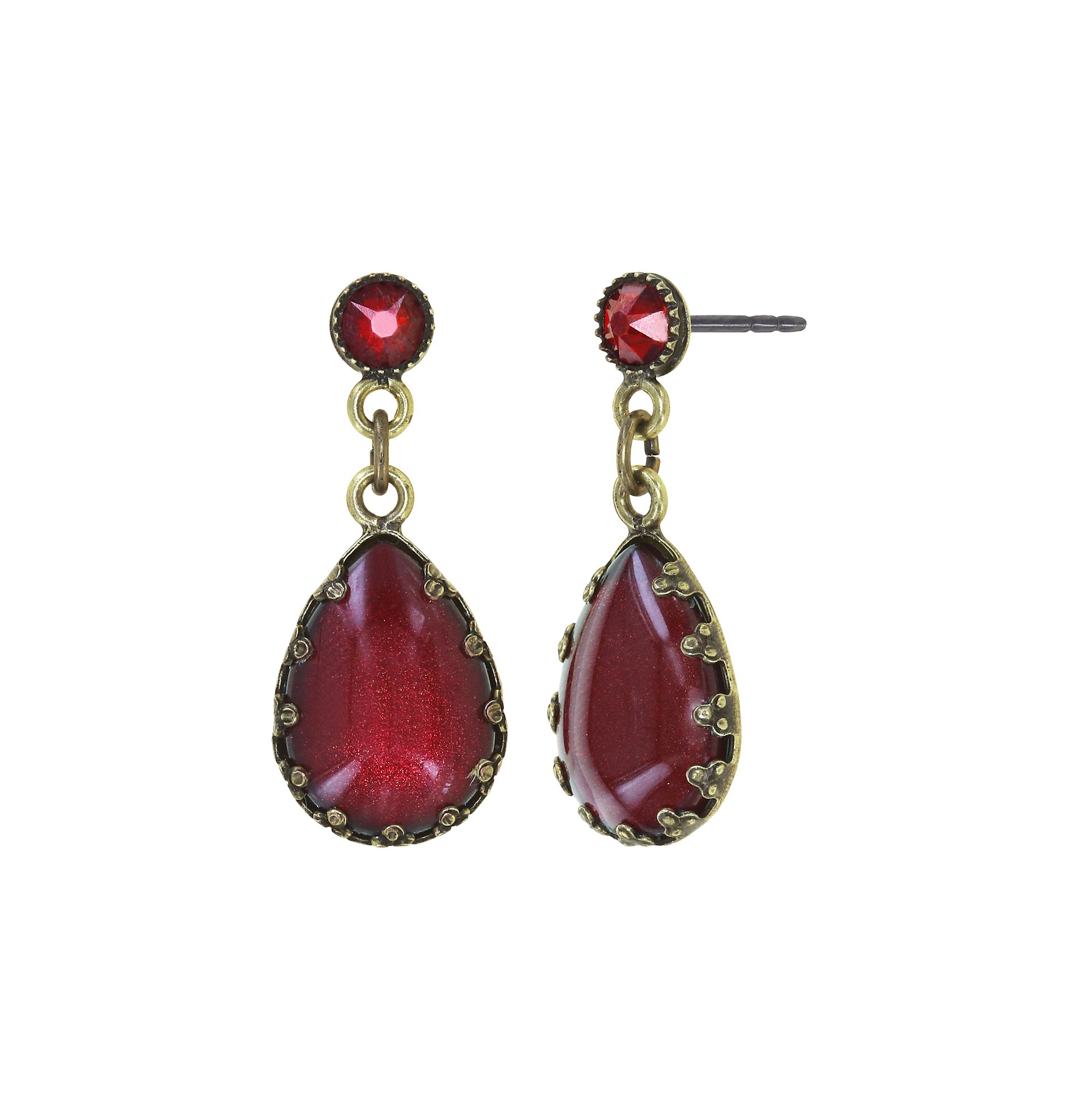 image pour Clou d'oreille pendant Daily Desire Rouge  