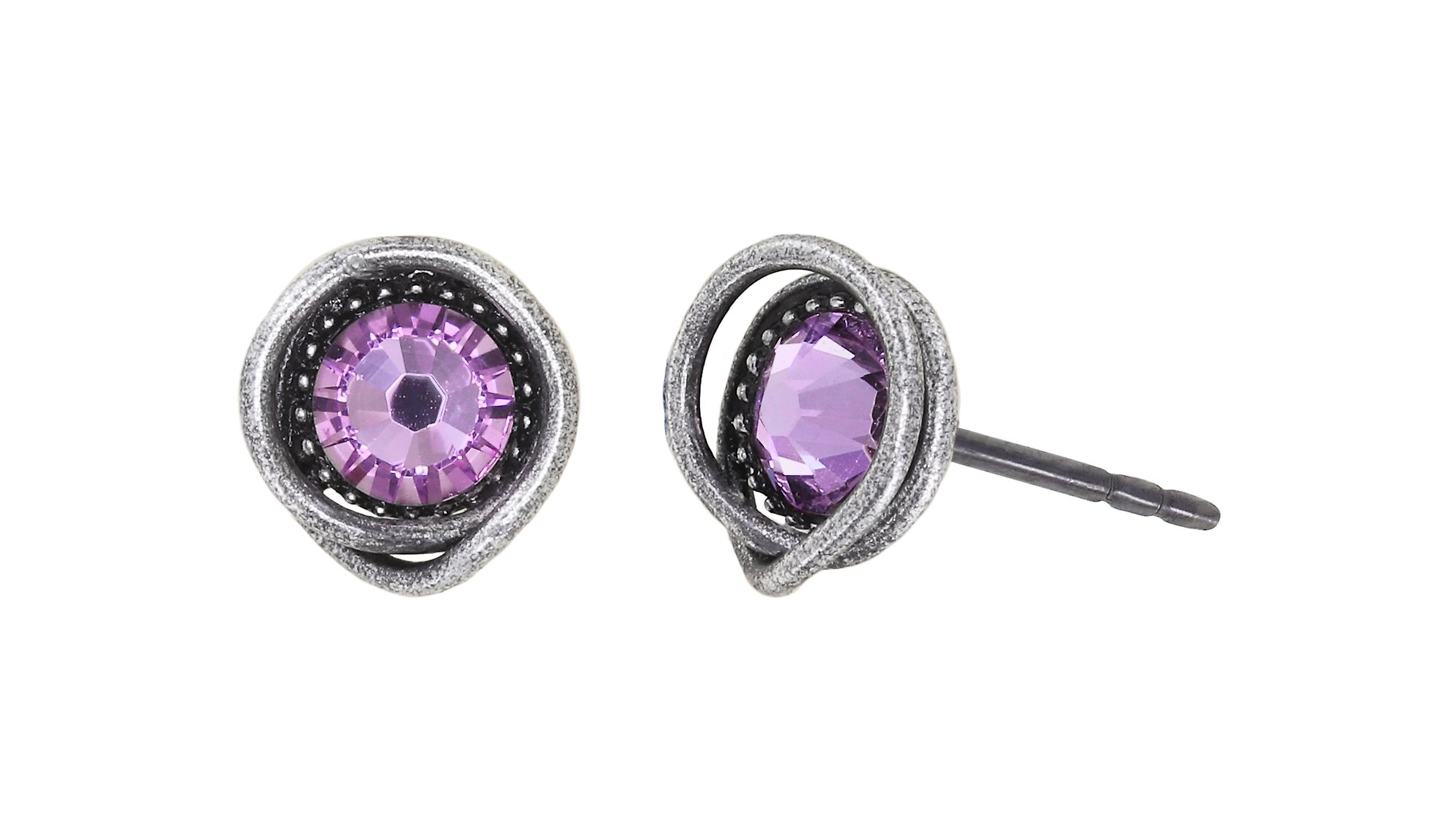 image pour Clou d'oreille Sparkle Twist Lila light amethyst SS 20