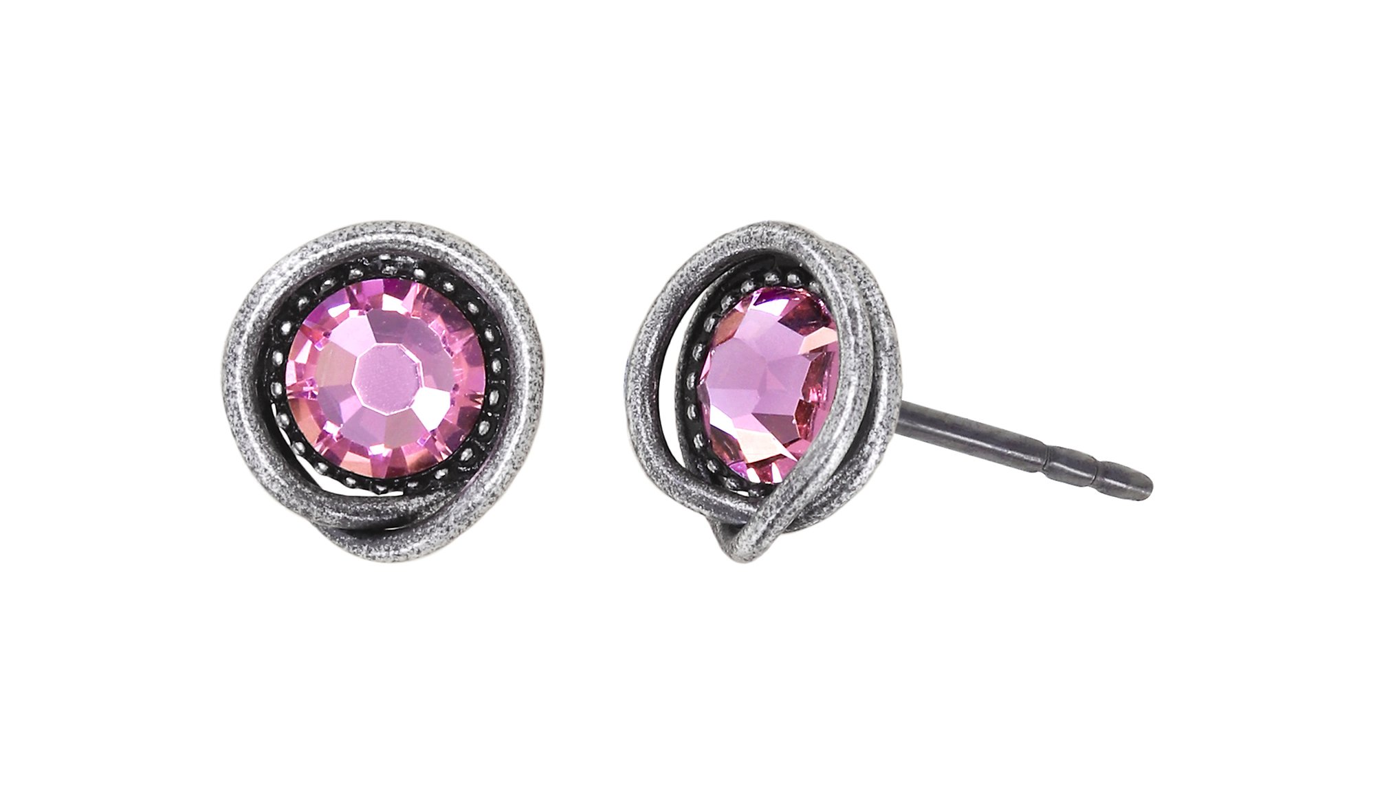 Bild für Ohrstecker Sparkle Twist Pink Hell-Rosa SS 20