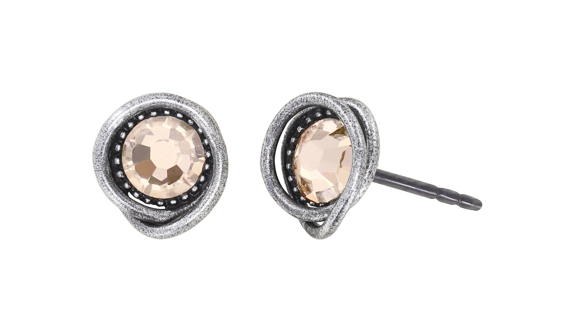 image pour Clou d'oreille Sparkle Twist Beige lt. silk SS 20