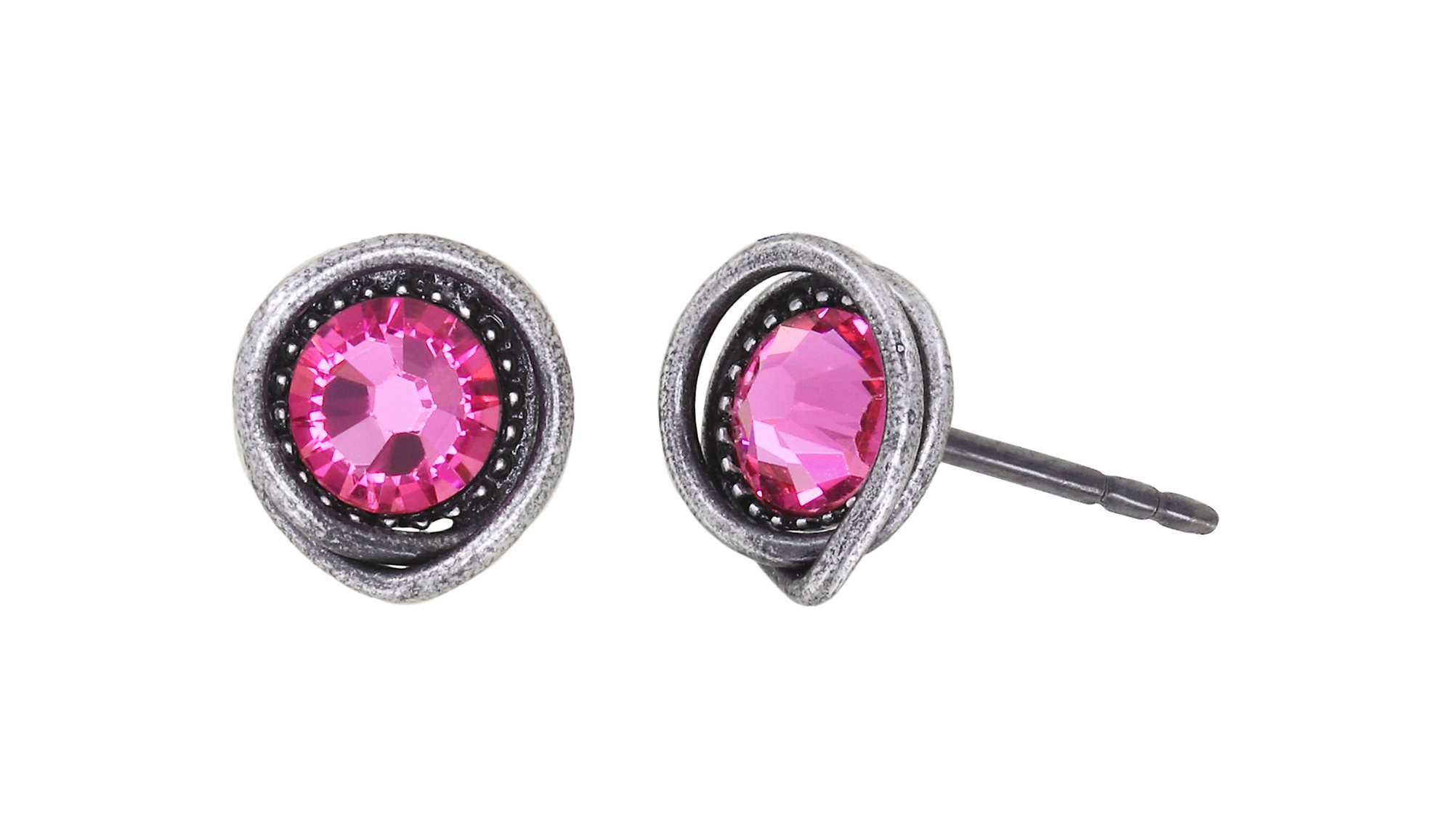 image pour Clou d'oreille Sparkle Twist Rose rose SS 20