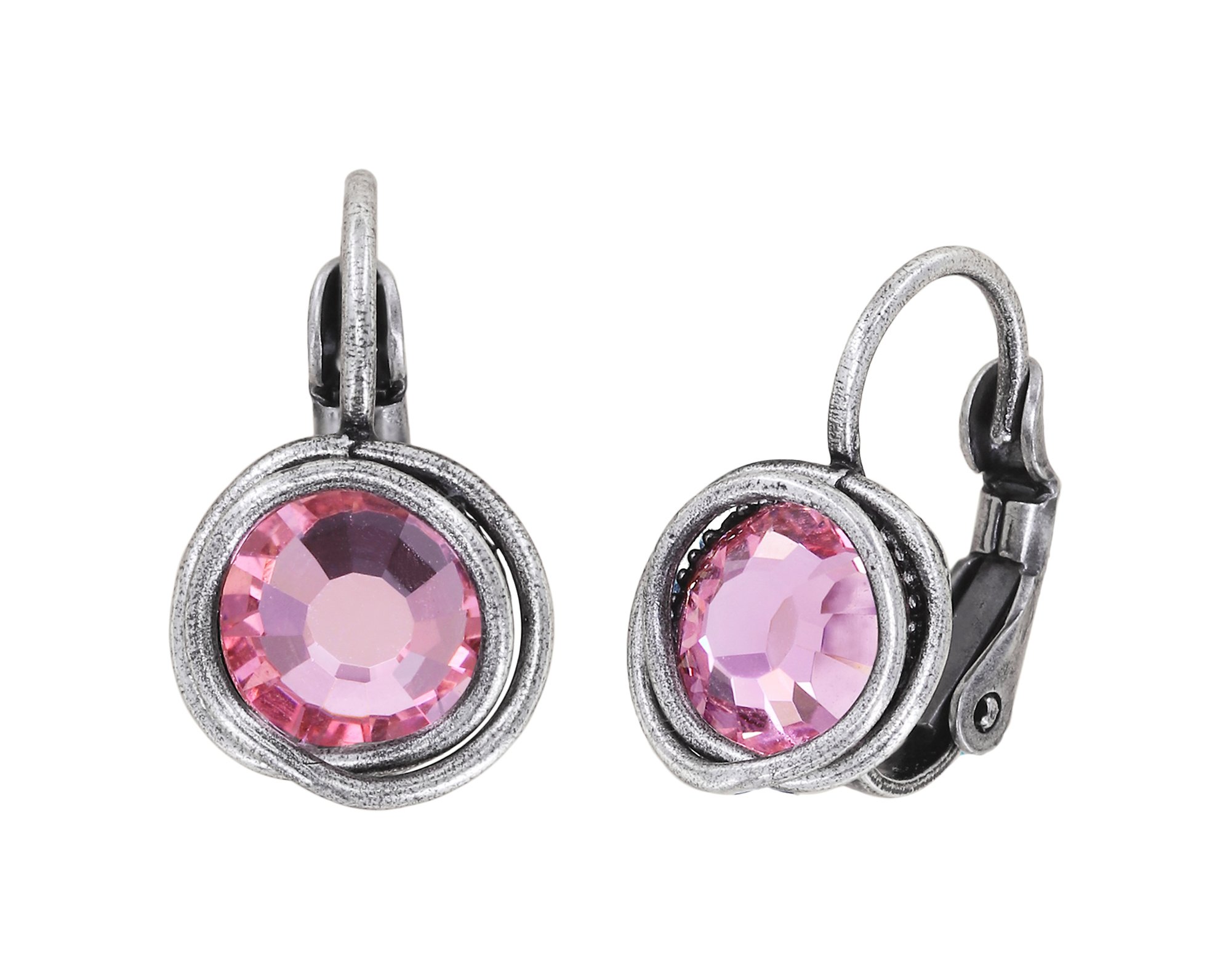 Bild für Ohrringe mit Brisur Sparkle Twist Pink Hell-Rosa SS 34