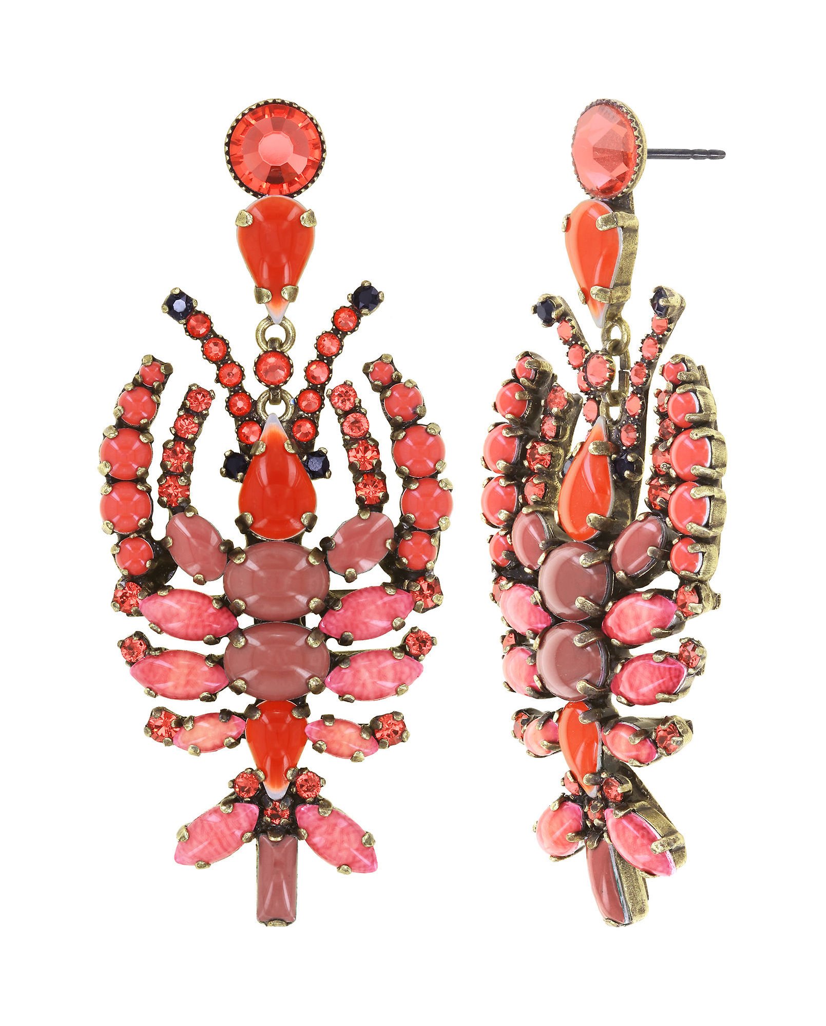 image pour Clou d'oreille pendant Beach to Bar Coralline  