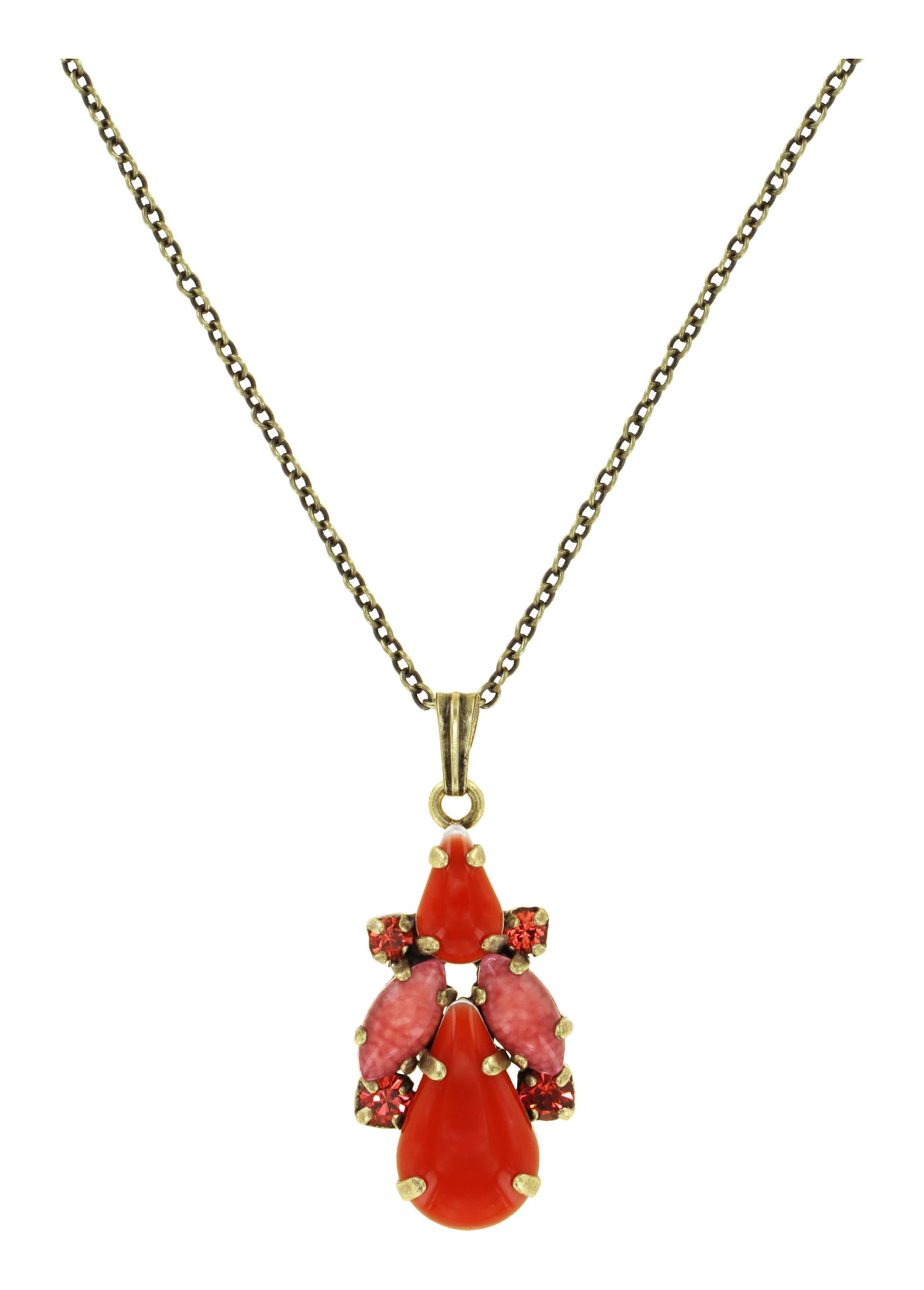 image pour Collier pendant Vichy Coralline  