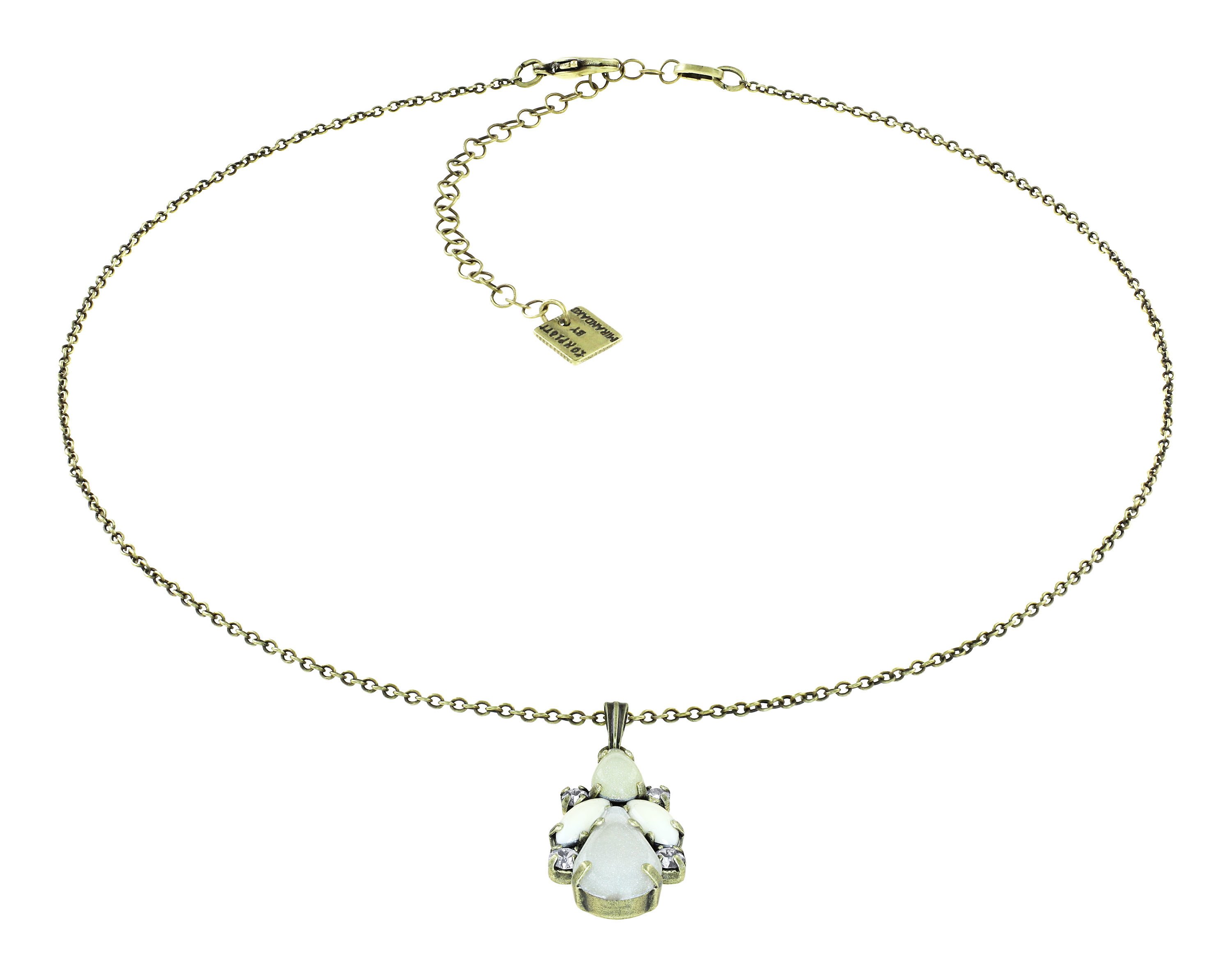 image pour Collier pendant Vichy Blanc  