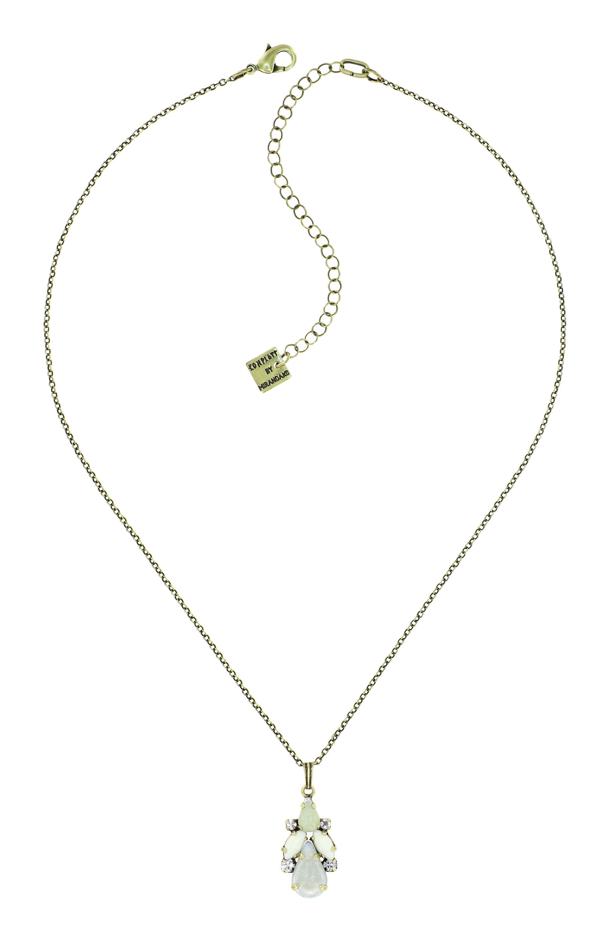 Kép Necklace pendant Vichy White  