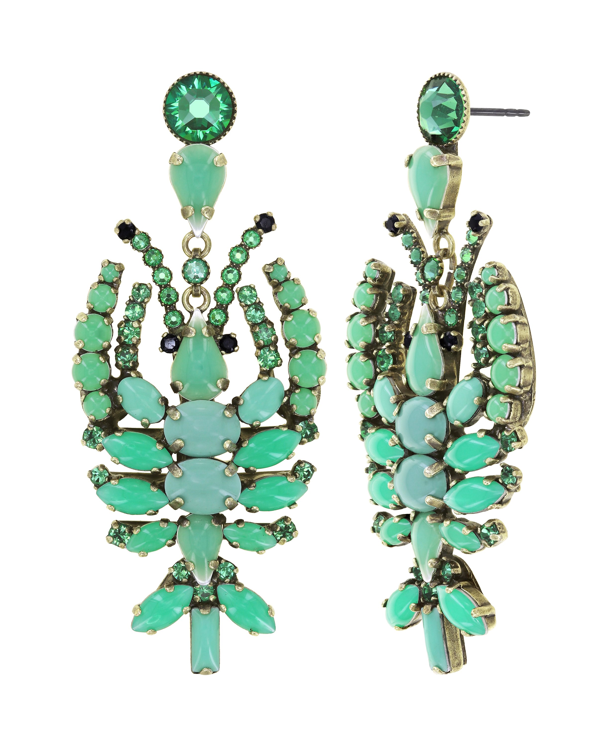 image pour Clou d'oreille pendant Beach to Bar Vert  