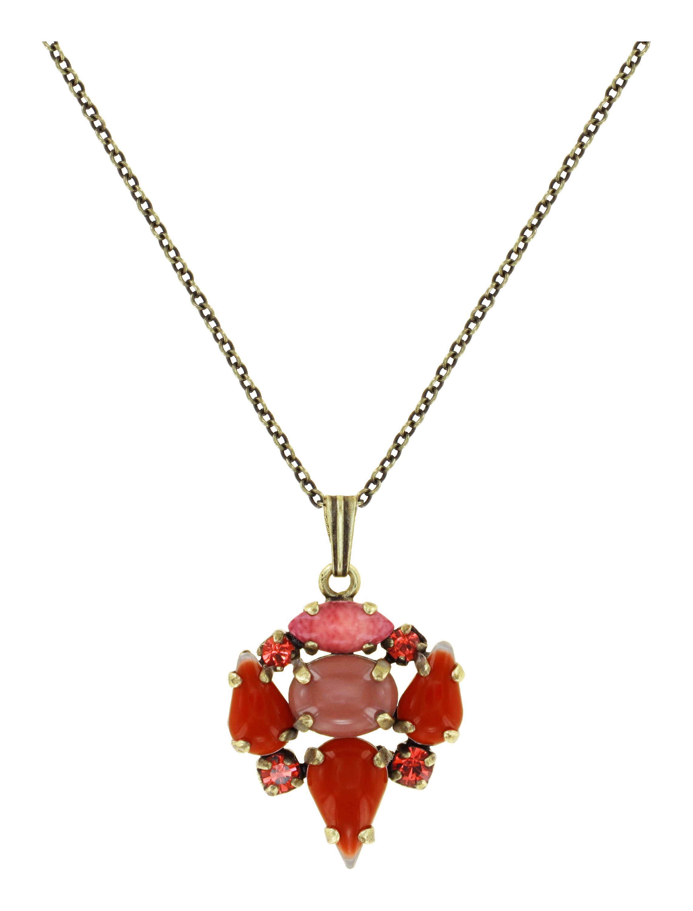image pour Collier pendant Vichy Coralline  