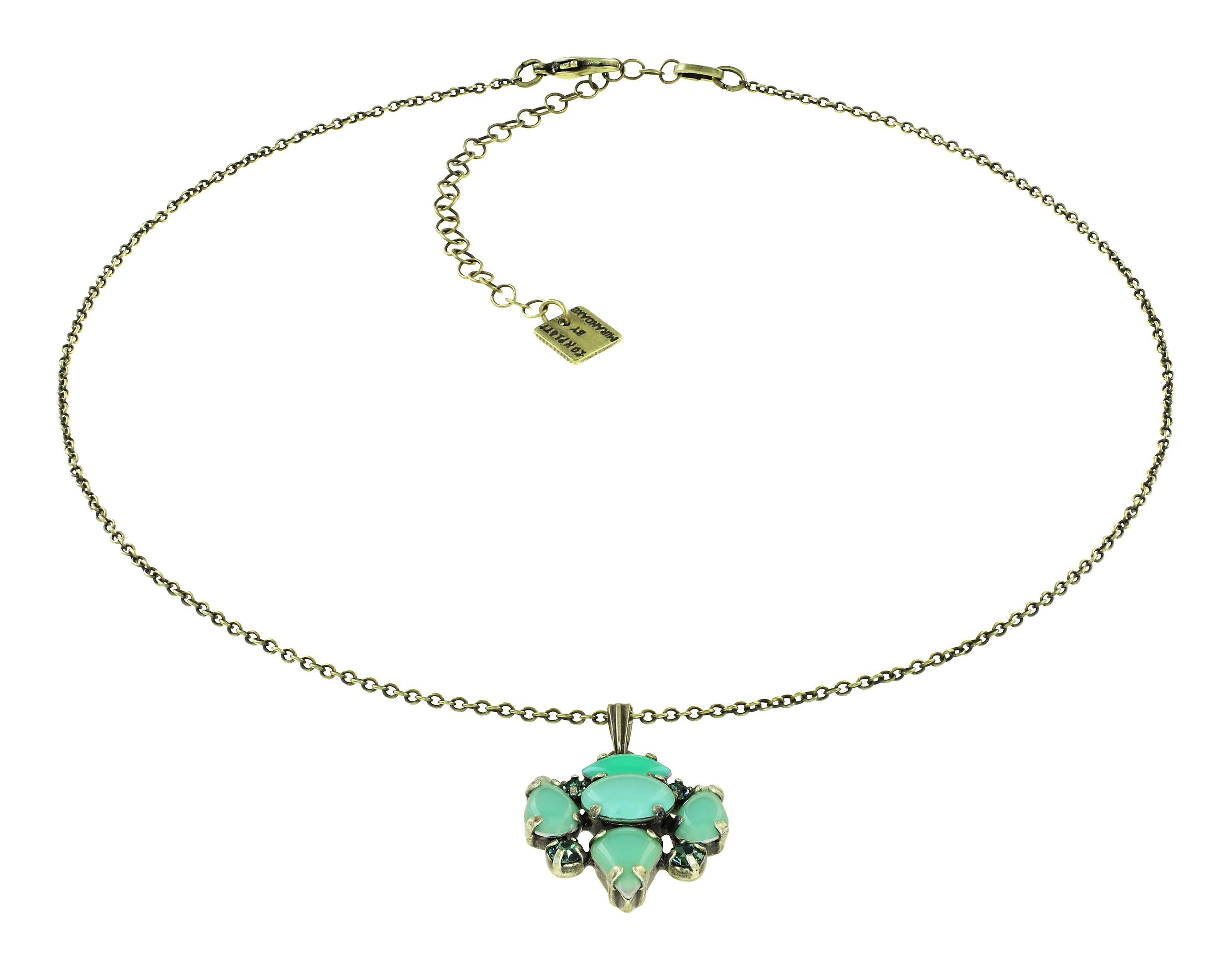 image for Necklace Pendant Vichy Green  