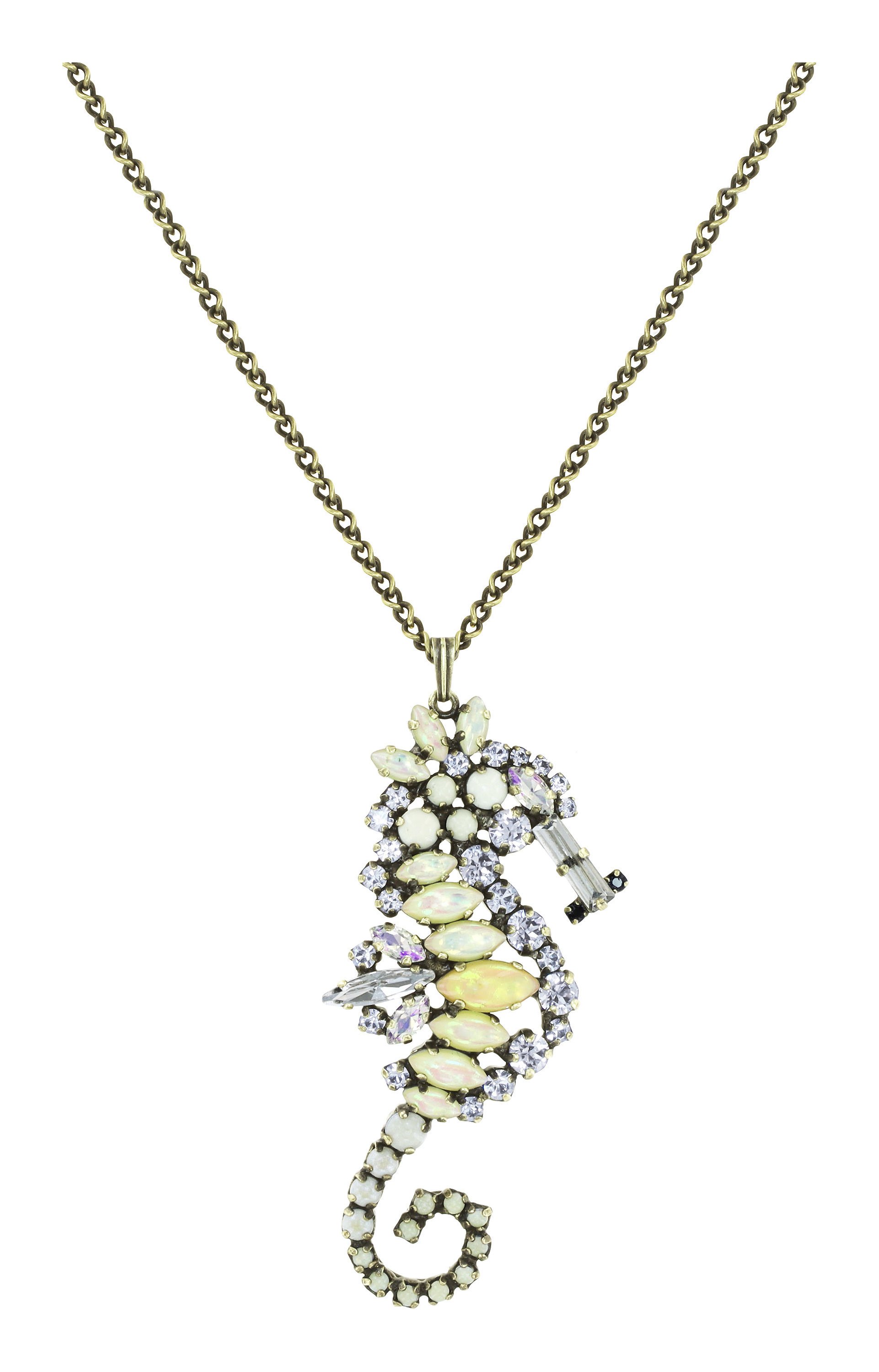 image for Necklace Pendant Beach to Bar White  