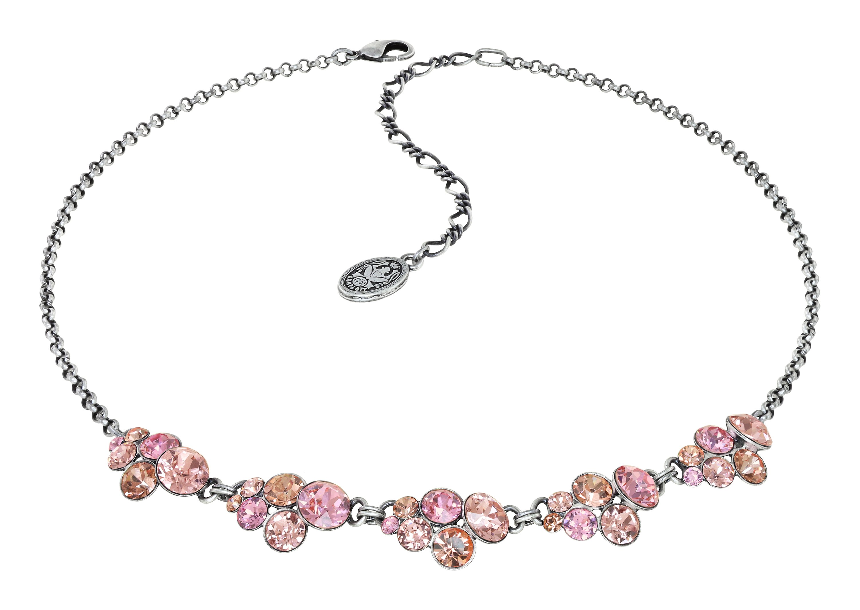 Bild für Halskette Petit Glamour Beige / Pink  