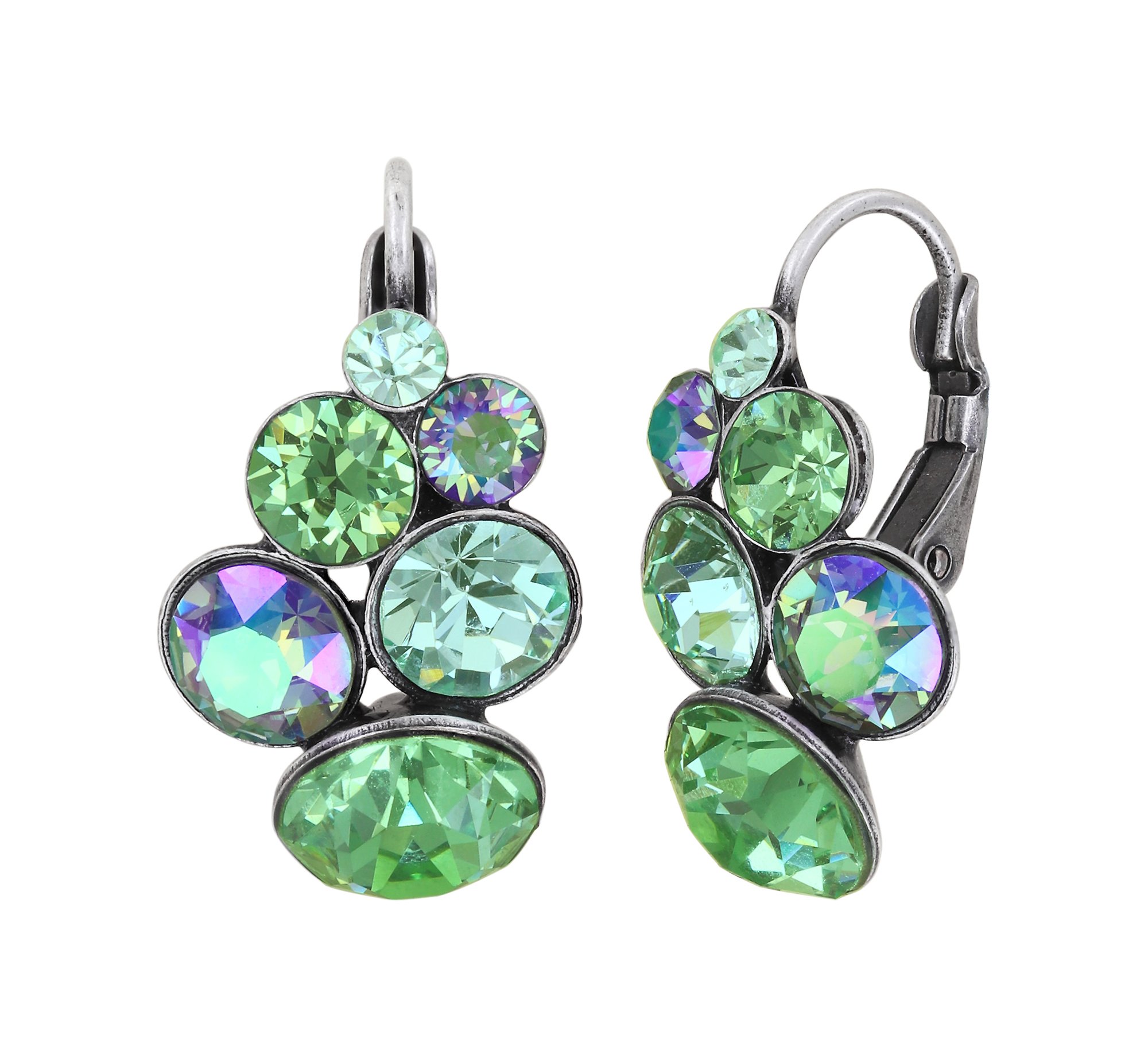 image pour Boucles d'oreilles Eurowire Petit Glamour Vert  
