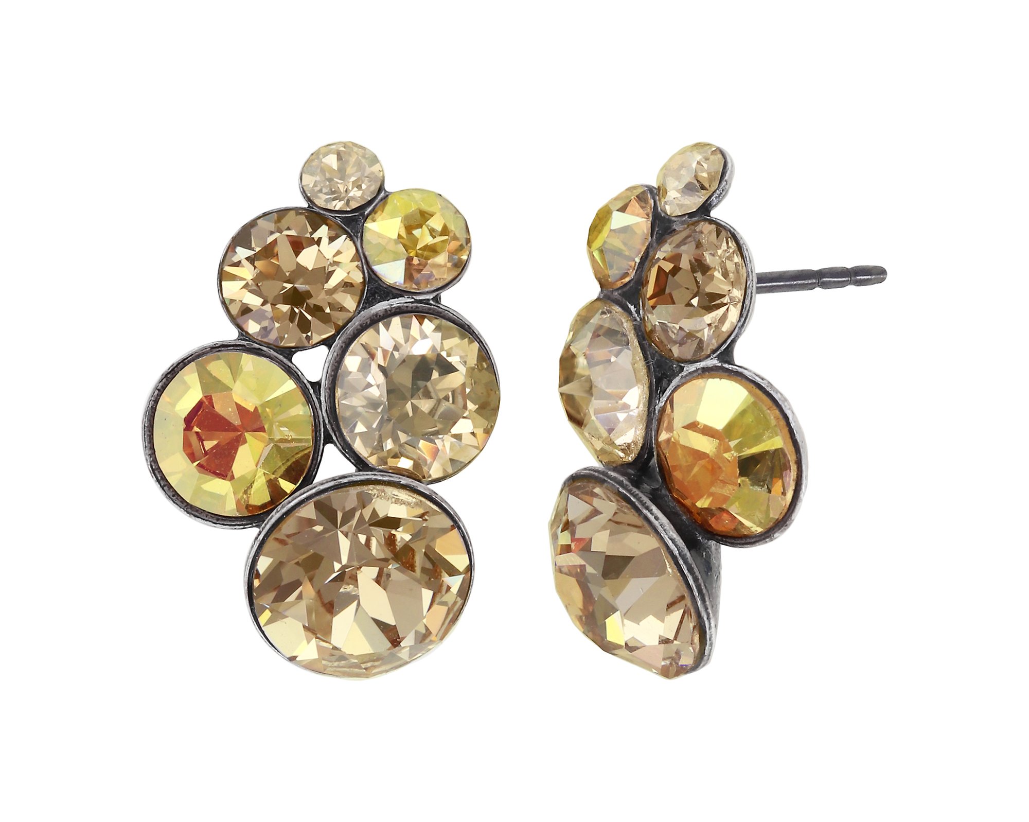 image pour Clou d'oreille Petit Glamour Marron  