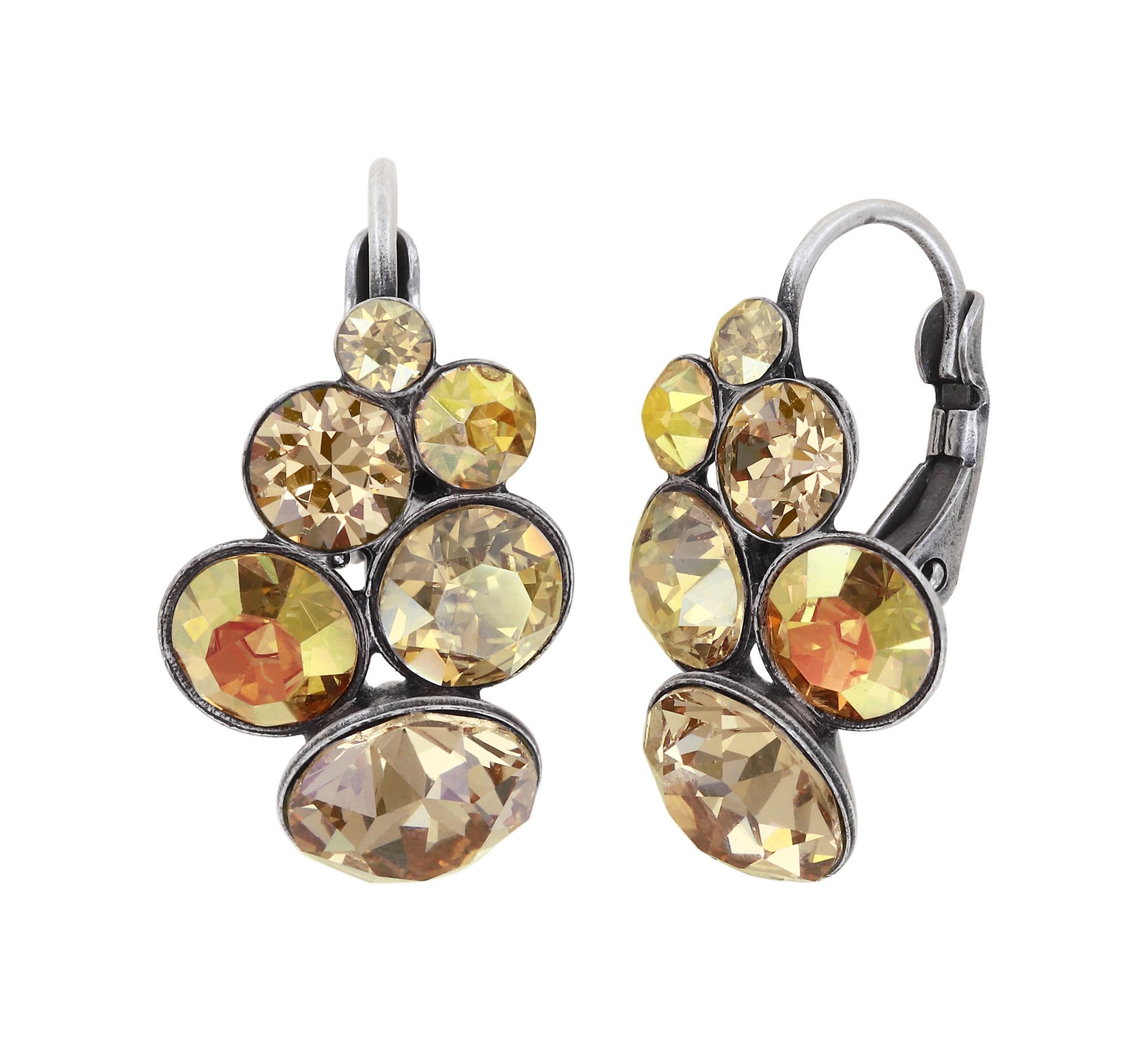 image pour Boucles d'oreilles Eurowire Petit Glamour Marron  