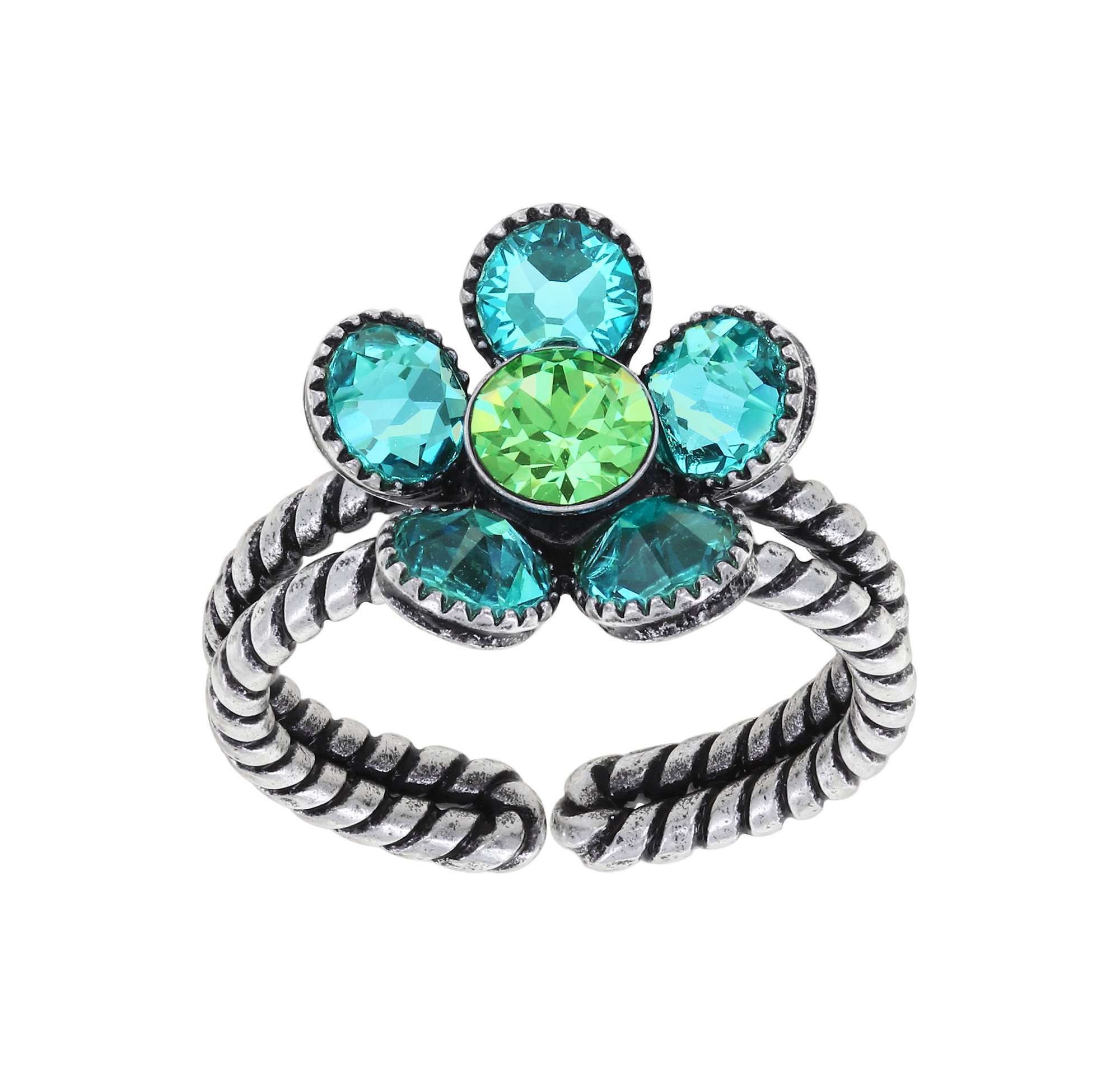 image pour Anneau Lost Garden Bleu / Vert  