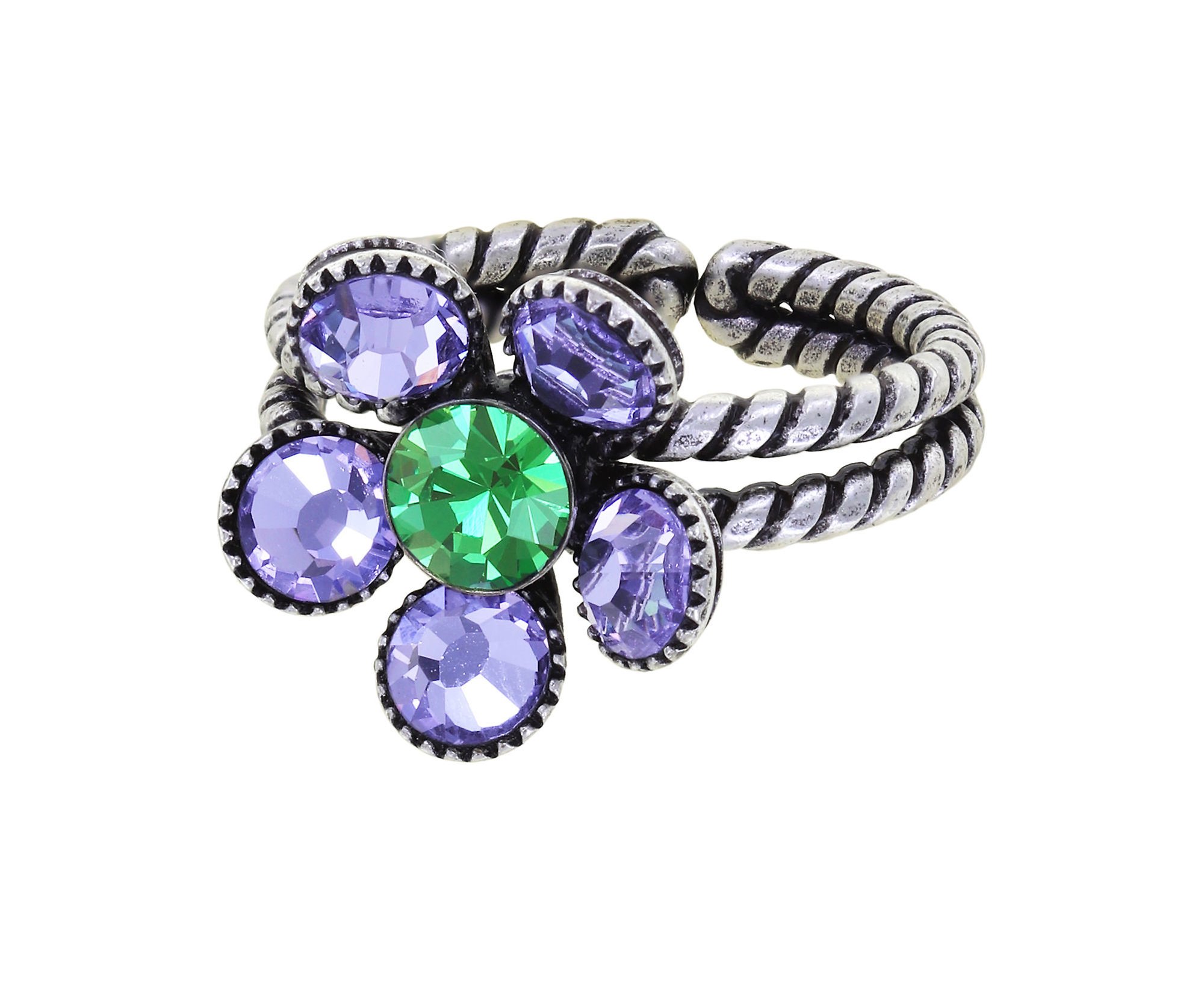 image for Ring Lost Garden Lila / Green  