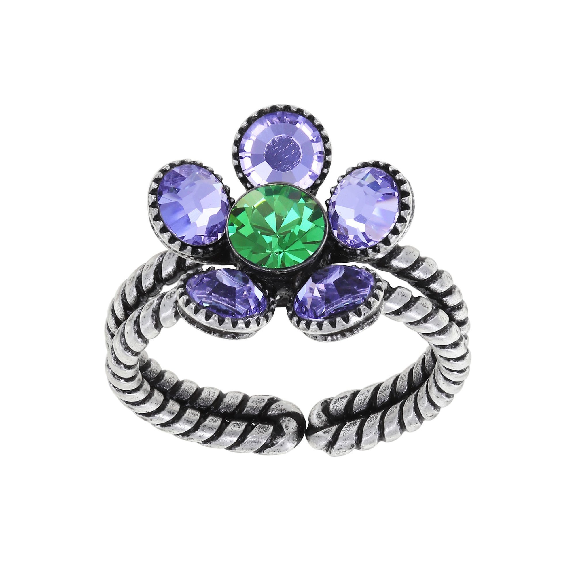 image for Ring Lost Garden Lila / Green  