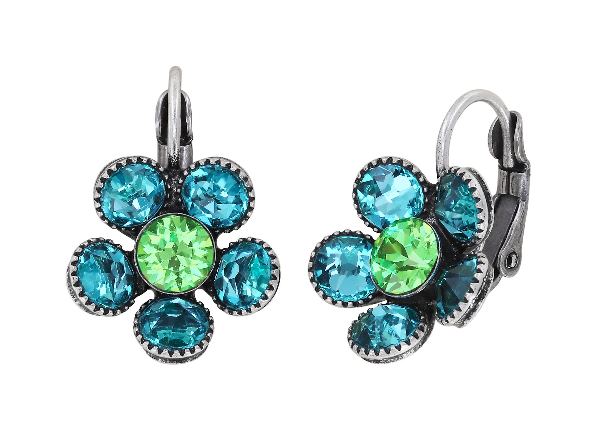 image for Earring Eurowire Lost Garden Green  