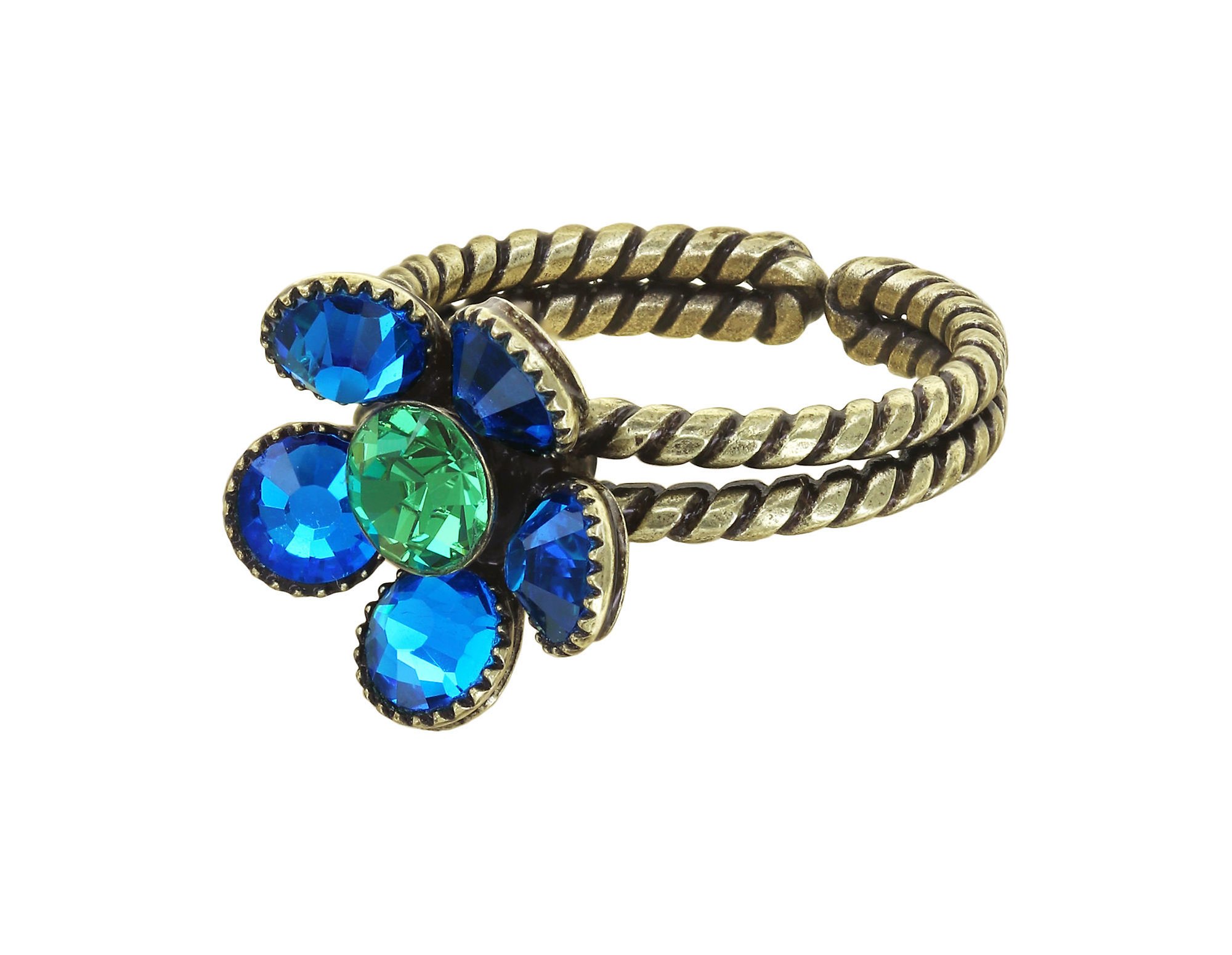 Bild für Ring Lost Garden Blau / Grün  