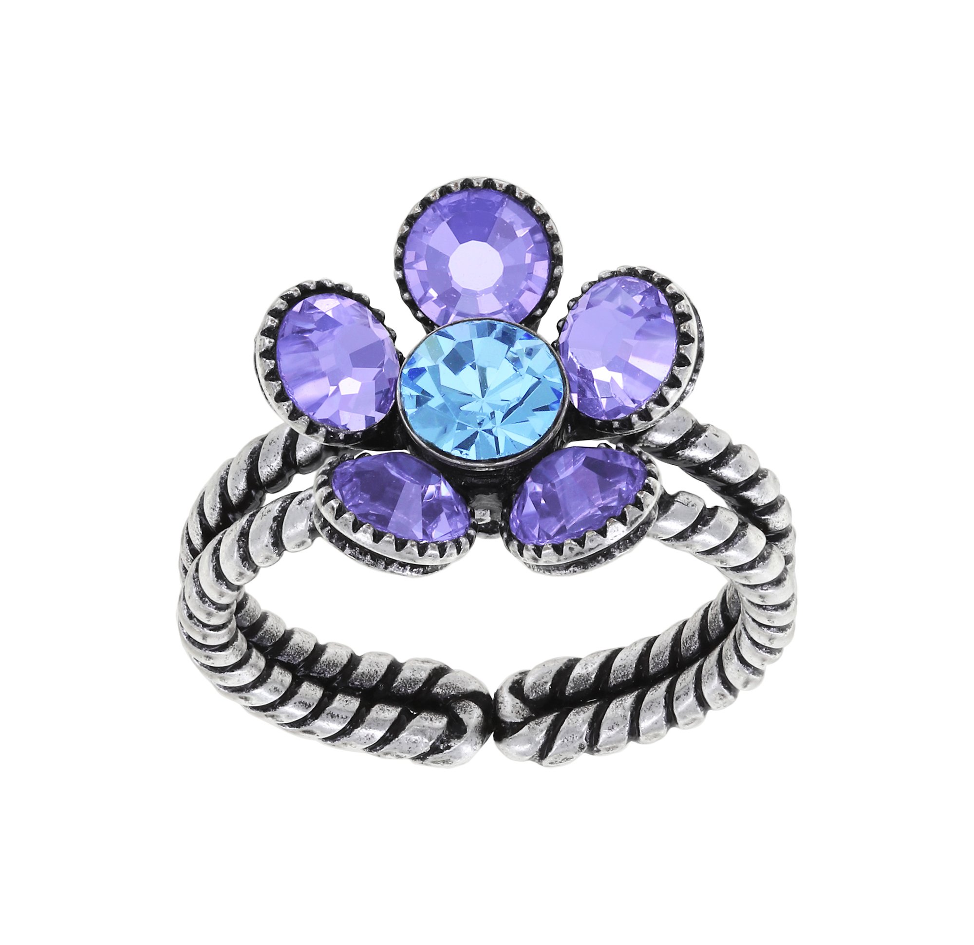 Bild für Ring Lost Garden Blau / Lila  