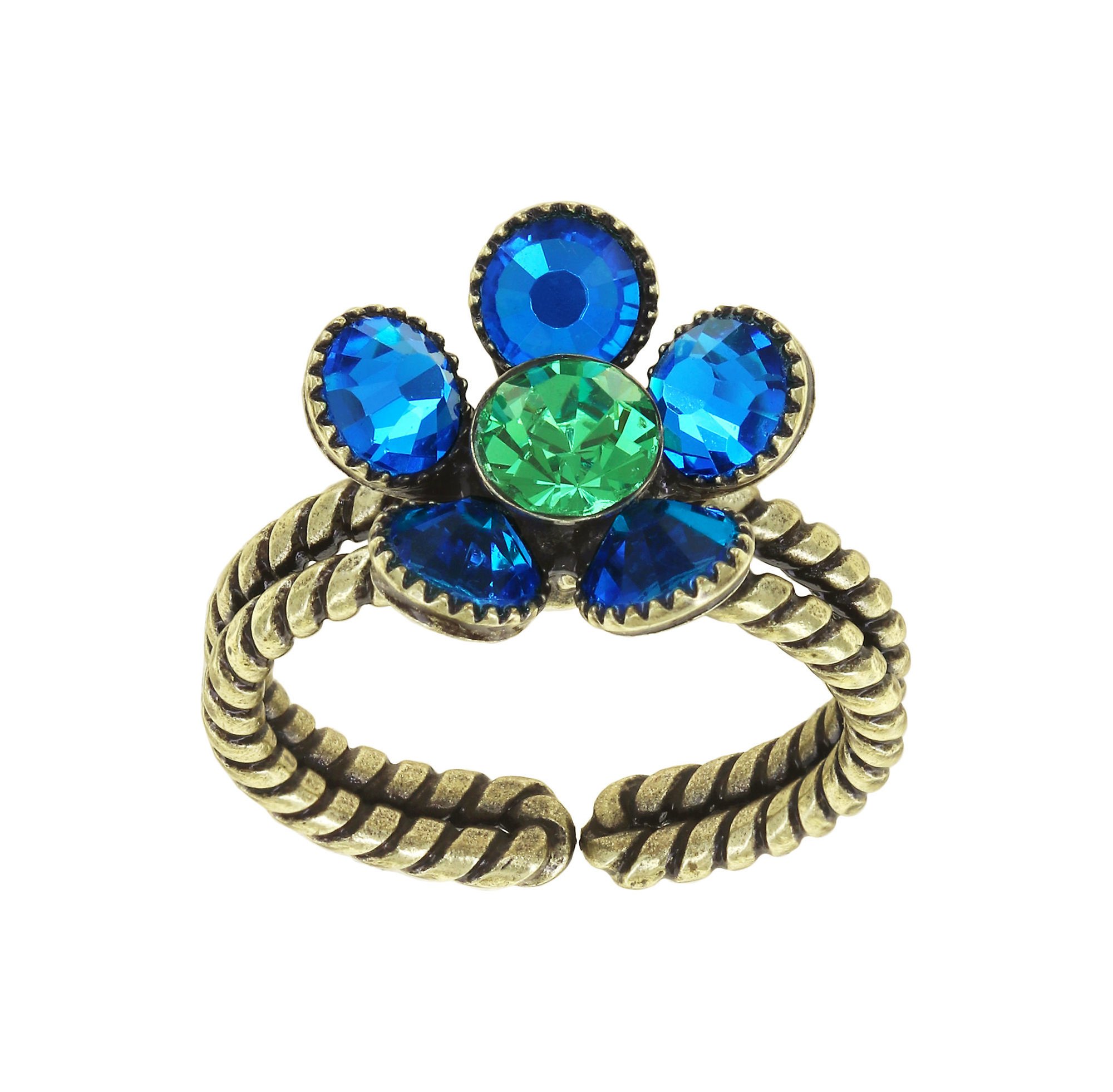 image for Ring Lost Garden Blue / Green  