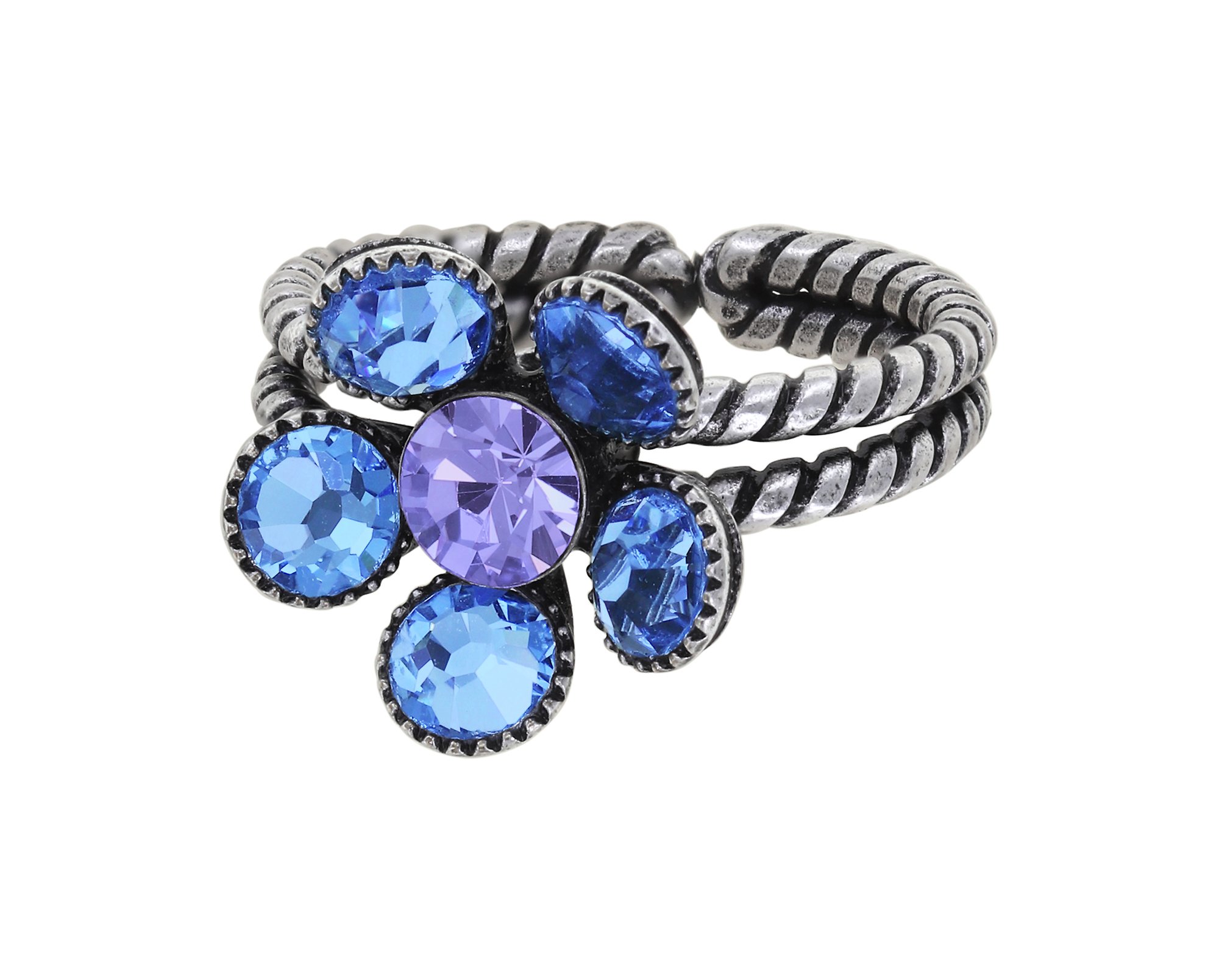 Bild für Ring Lost Garden Blau / Lila  