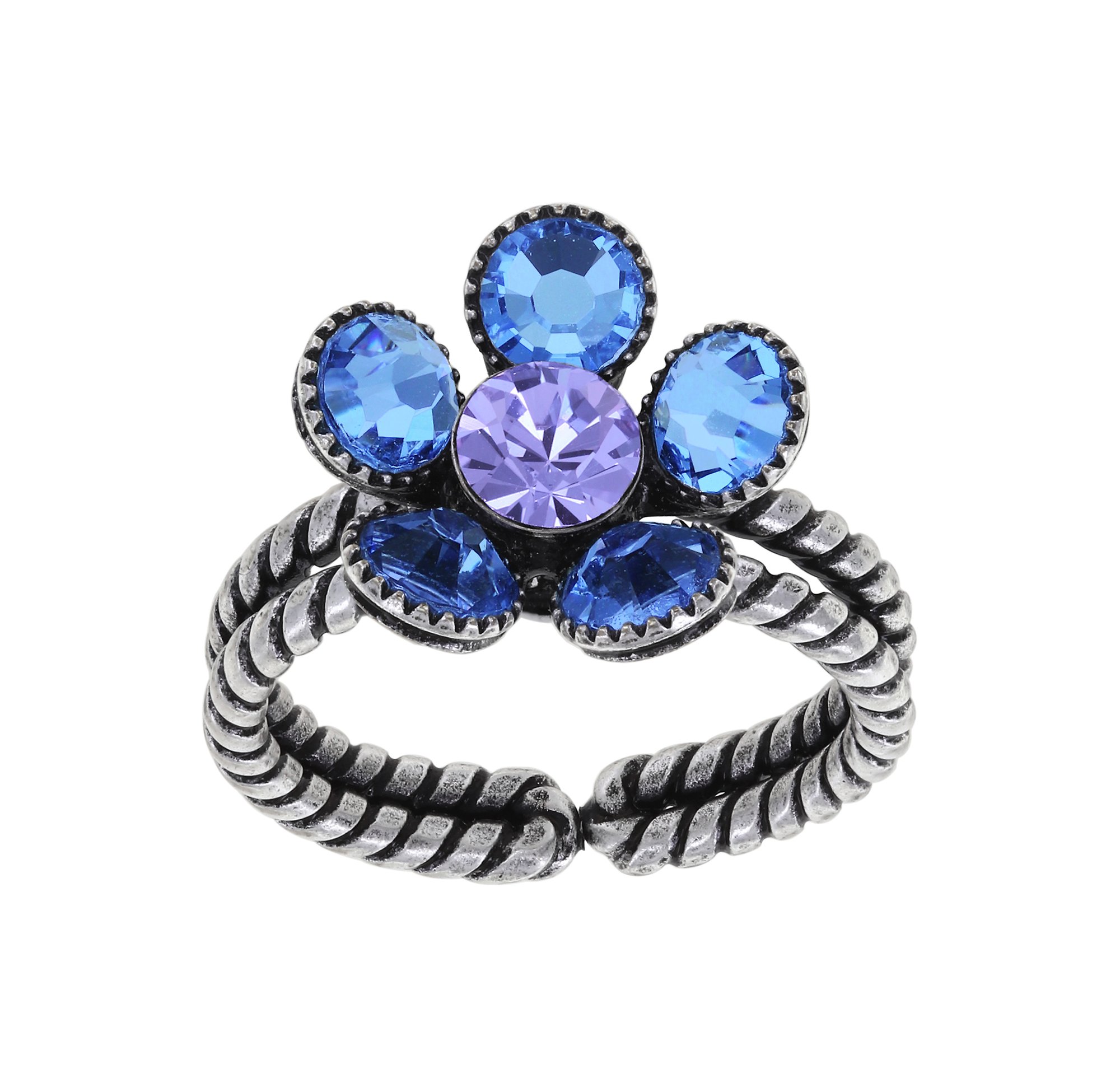 image for Ring Lost Garden Blue / Lila  