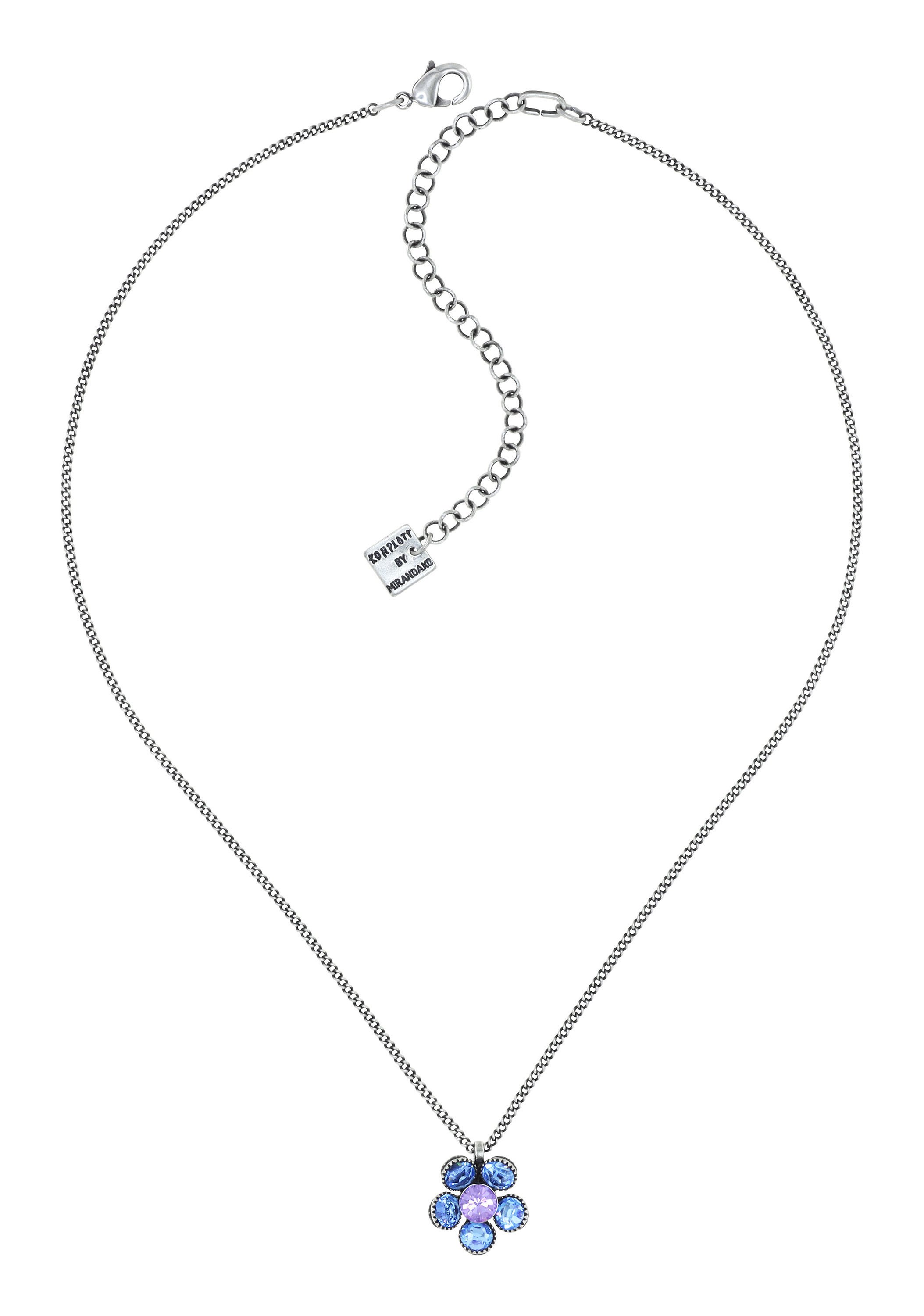 image pour Collier pendant Lost Garden Bleu / Lila  