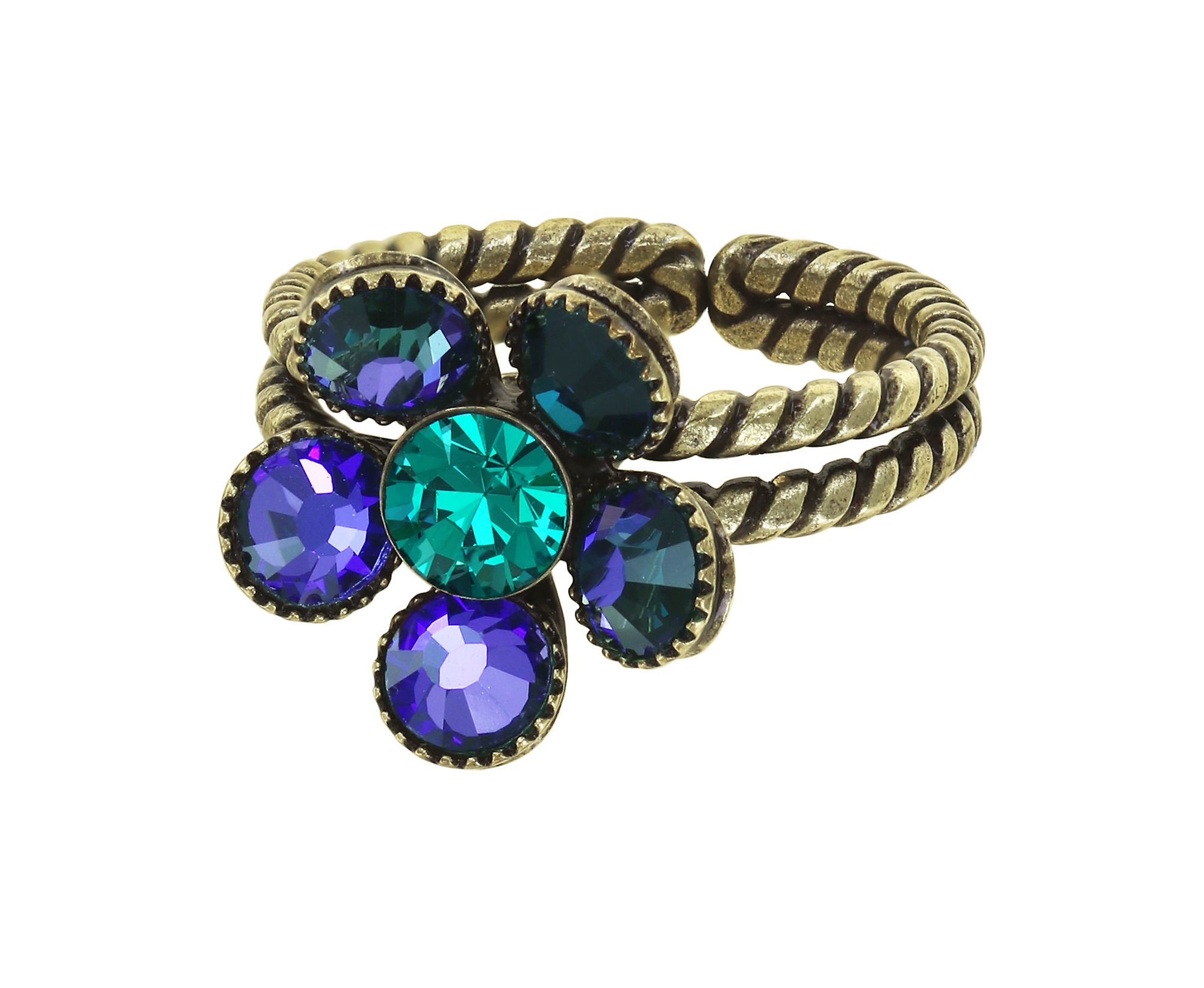 Bild für Ring Lost Garden Blau / Lila  